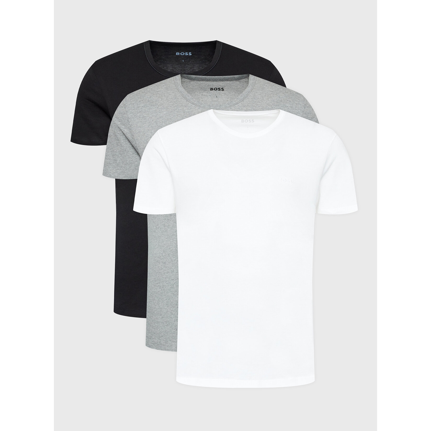 BOSS Komplet t-shirt majic﻿ Classic 50475284 Pisana Regular Fit