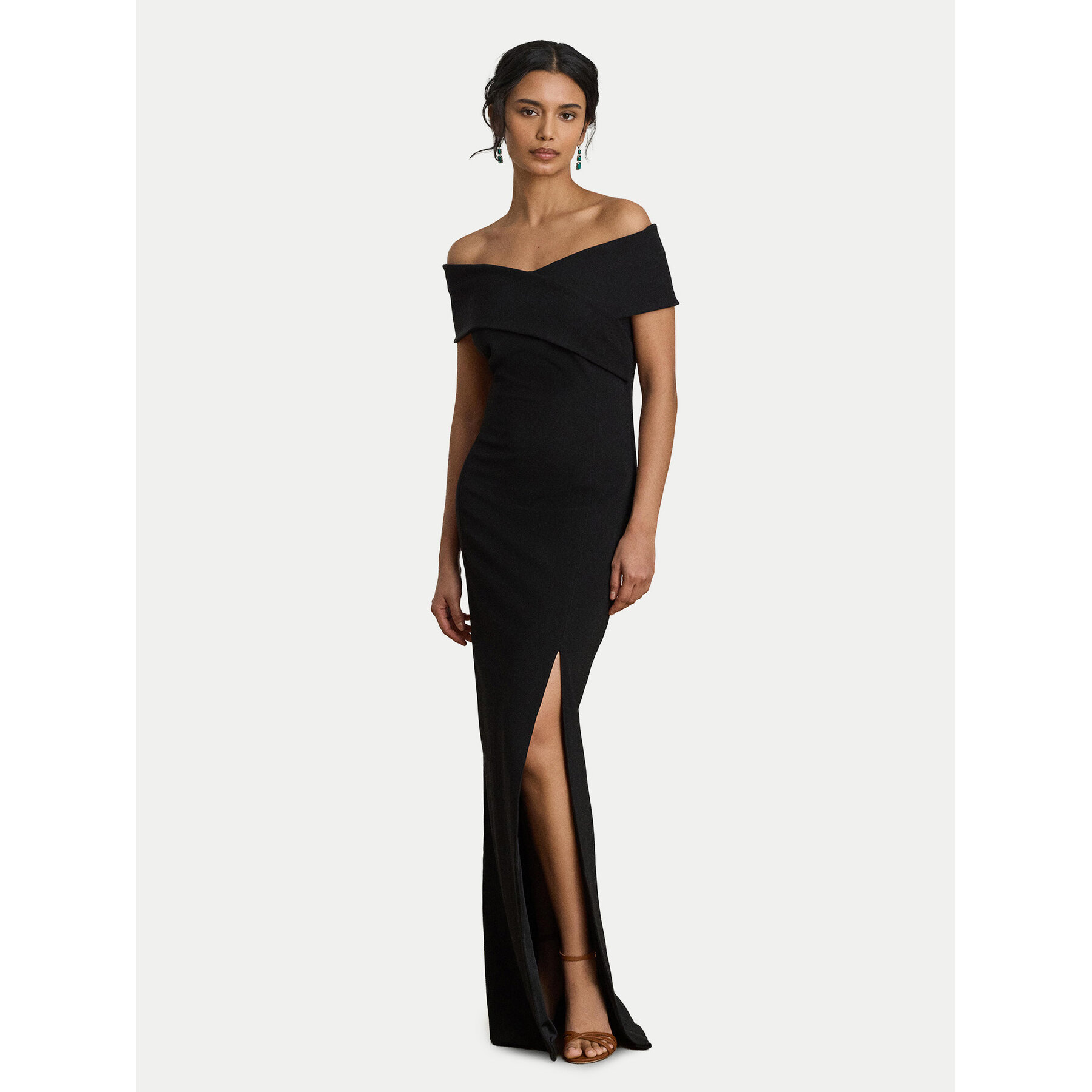 LAUREN RALPH LAUREN Abendkleid 253P13931001 Schwarz Slim Fit