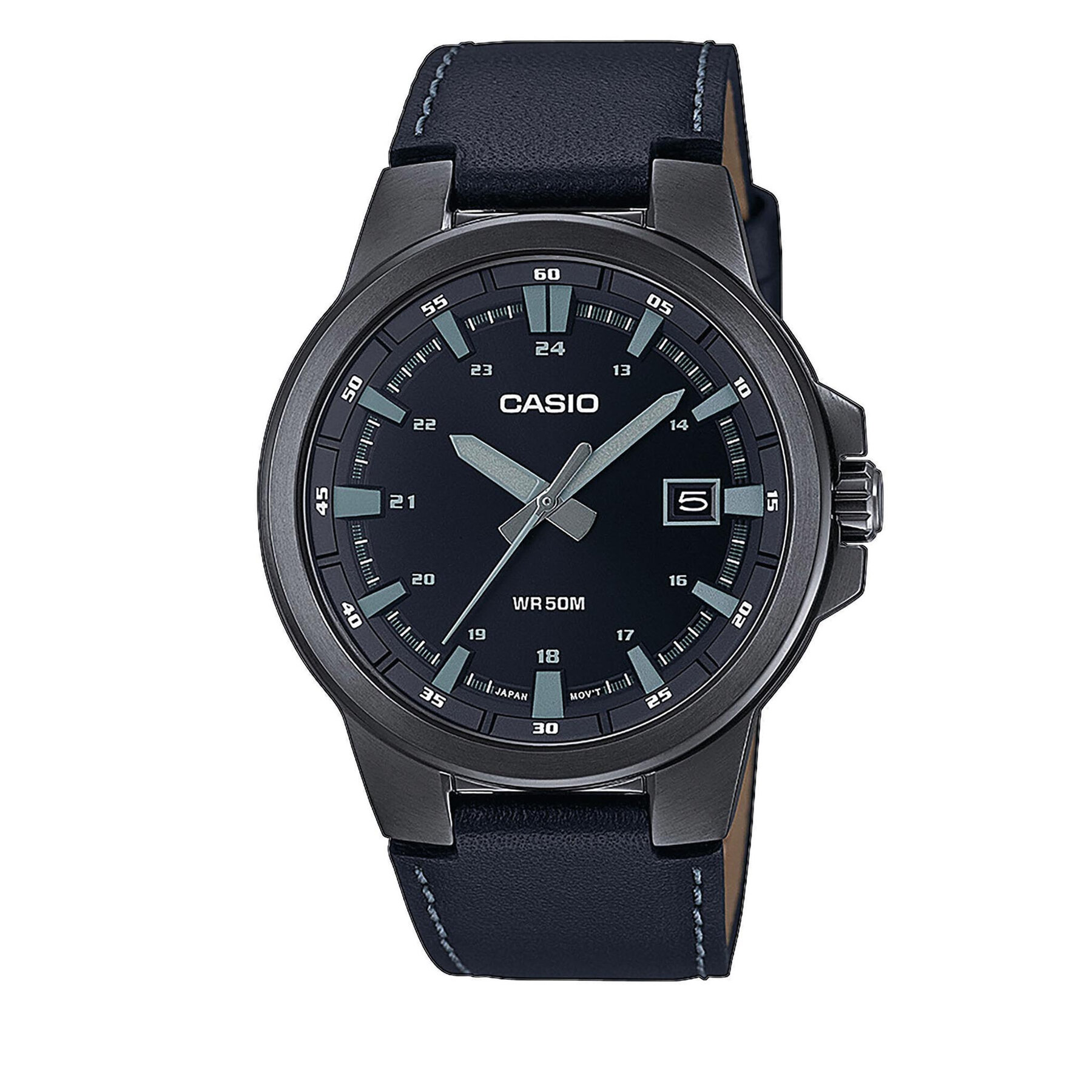 

Годинник Casio MTP-E173BL-1AVEF Black/Black, Чорний