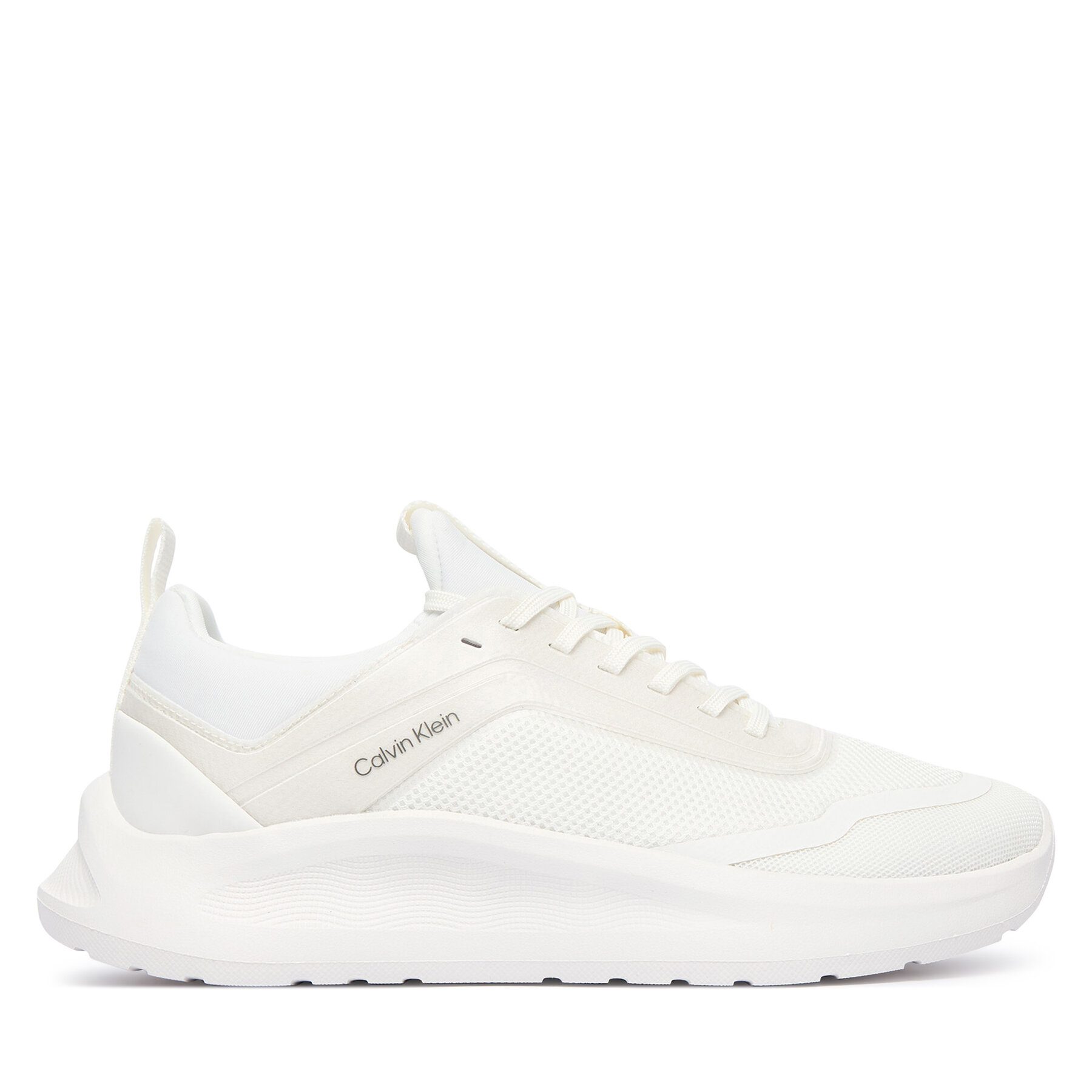 Tenisice Calvin Klein Light Eva Run Laceup Sock Jelly HW0HW03434 Bijela