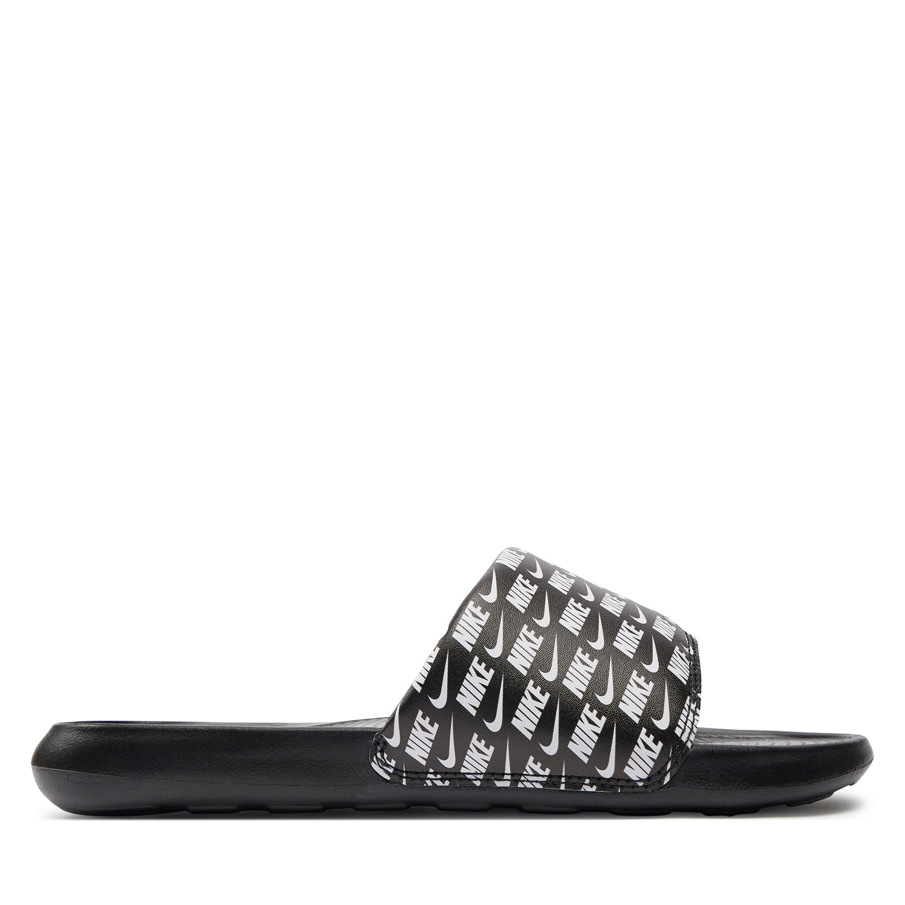 Herren Pantoletten Nike, Schuhgröße 44, Schwarz, Victori One Slide Print CN9678 006