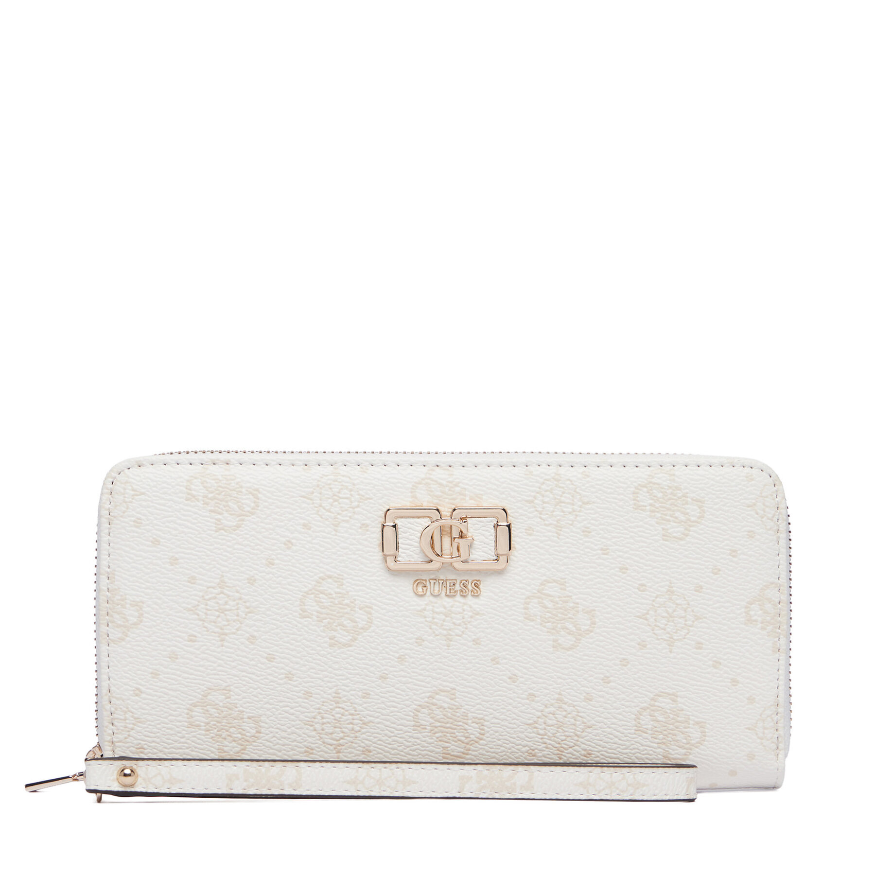 Портфейл Guess Emelie Logo Slg SWGP99 28146 Кремав