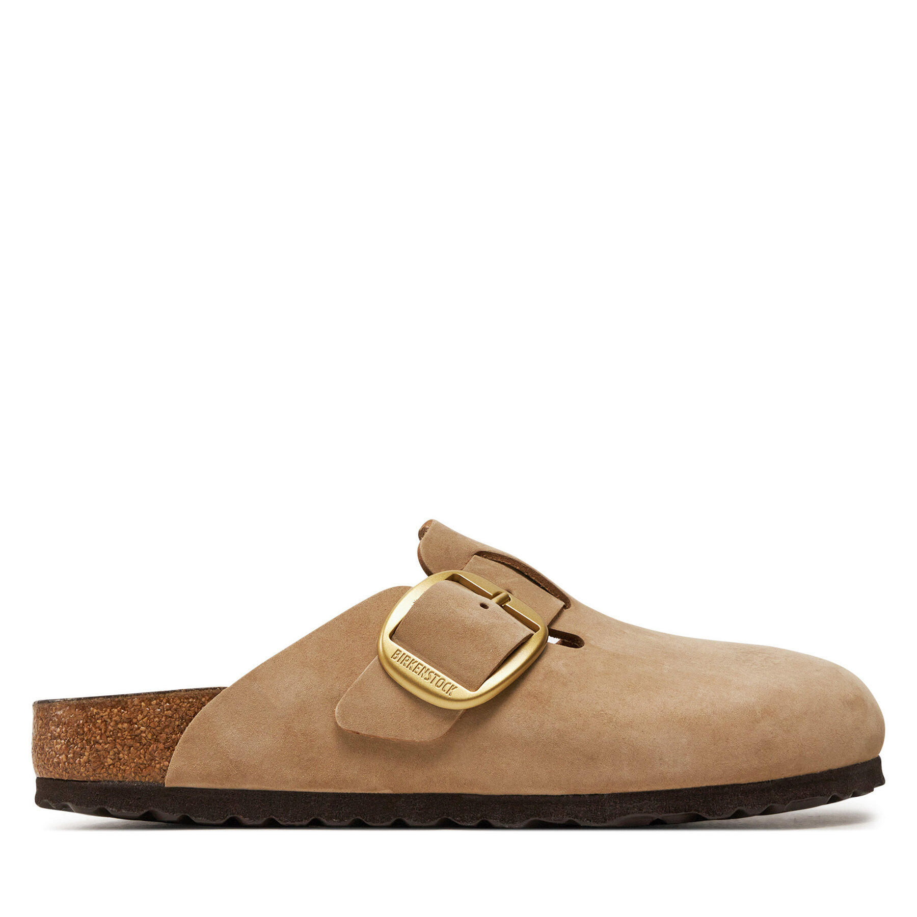 Mules / sandales de bain Birkenstock Boston Big Buckle Lenb 1028052 Beige