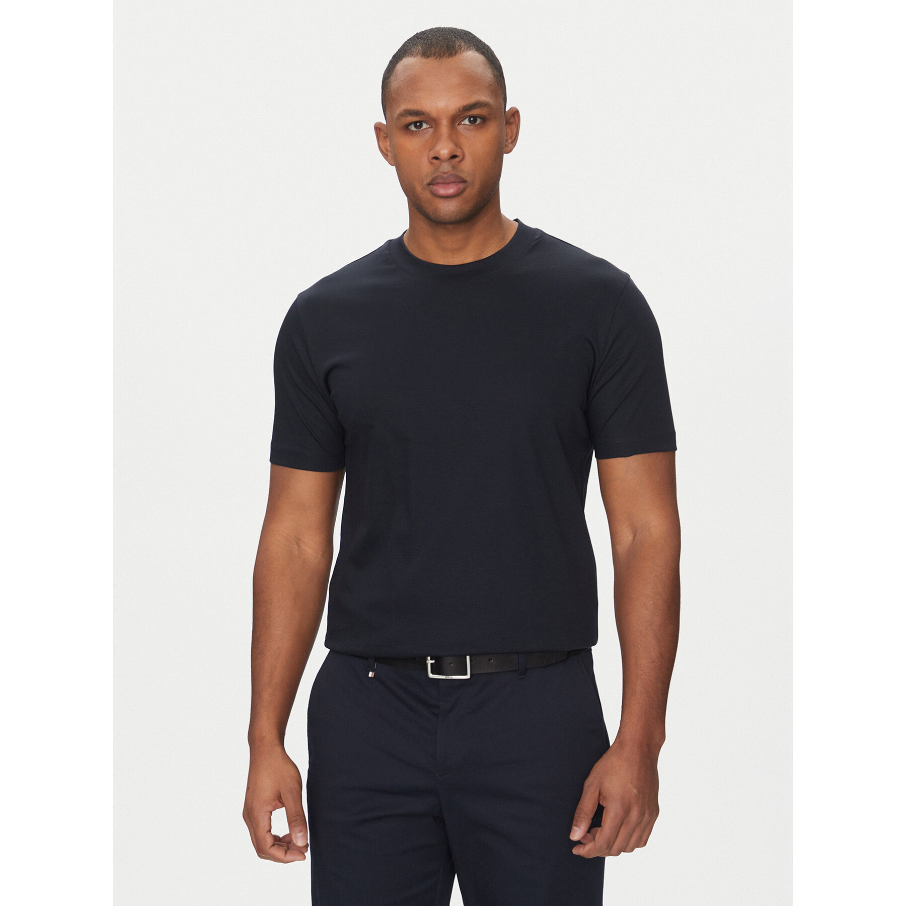 BOSS T-Shirt H-Tessler 17 50523931 Dunkelblau Slim Fit