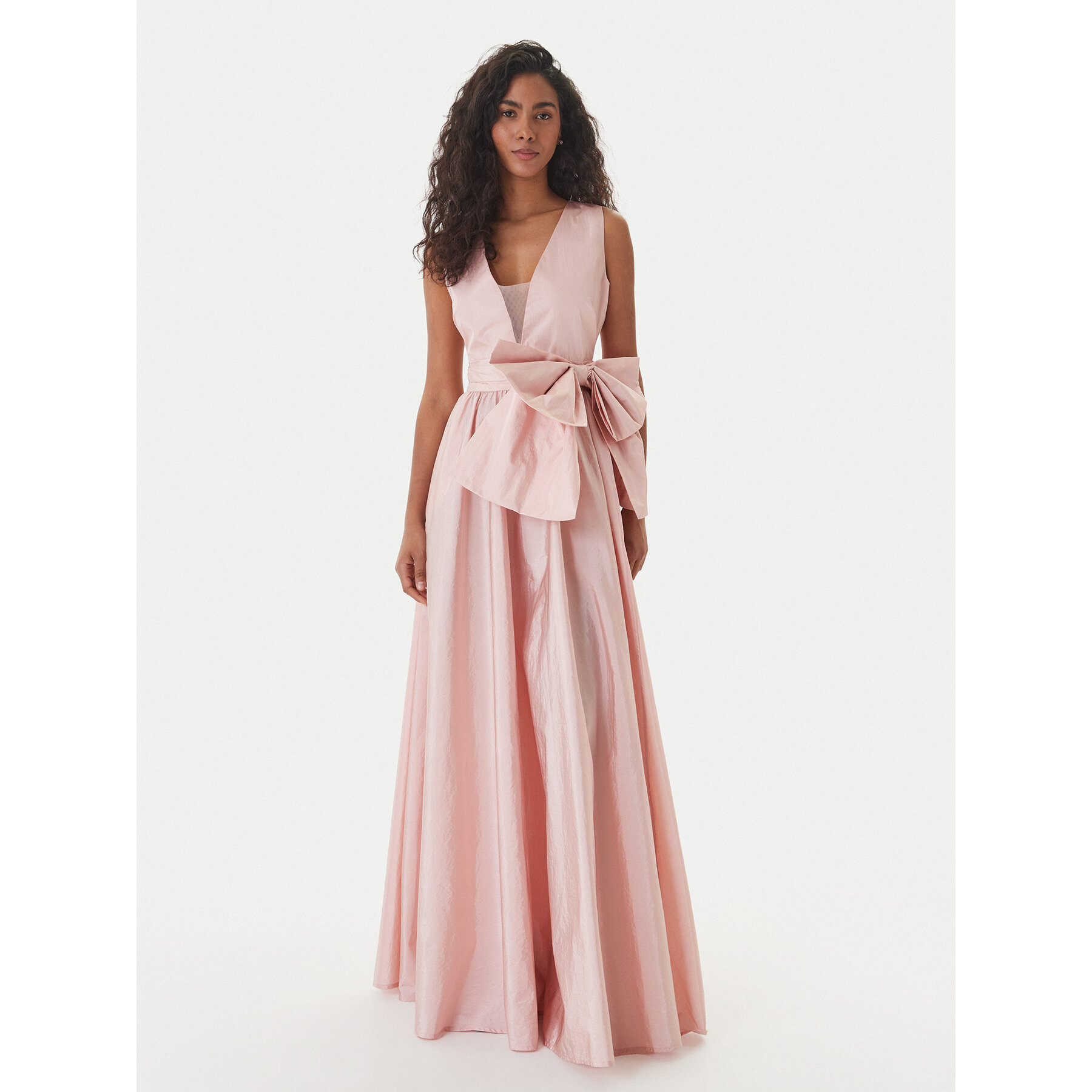Fracomina Abendkleid FQ26SD3009W83101 Rosa Regular Fit
