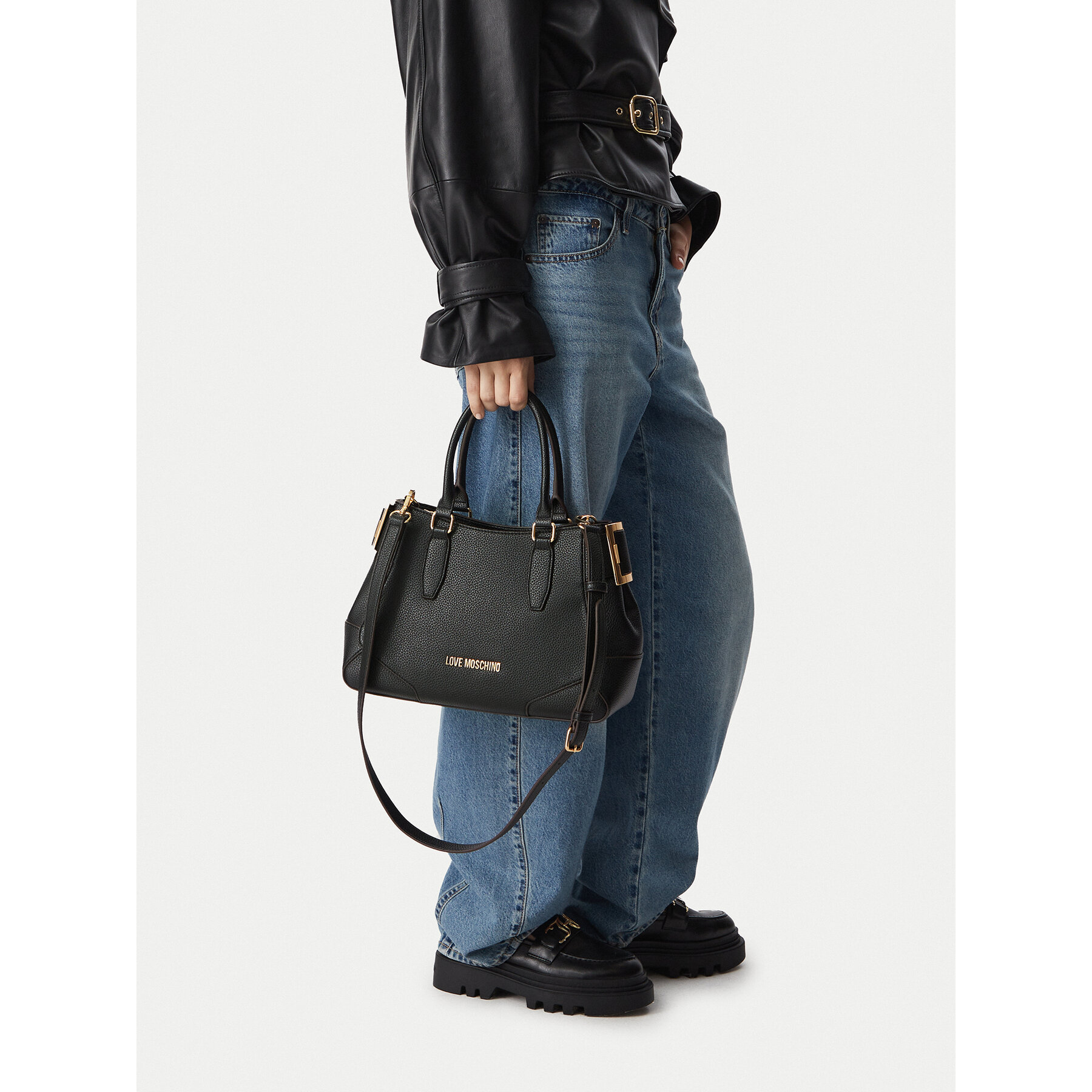 Torbica LOVE MOSCHINO JC4097PP1PLT1000 Crna