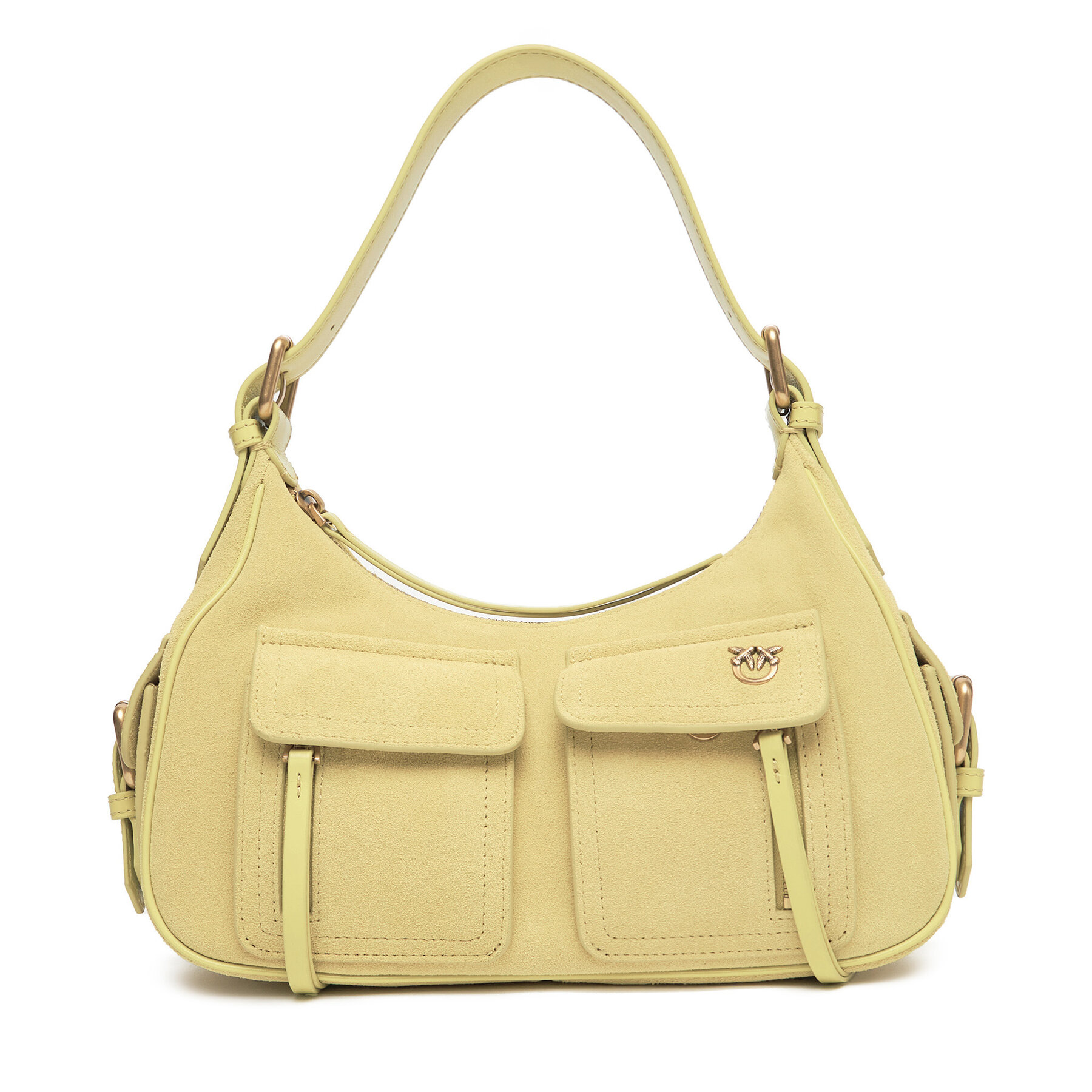 Geantă PINKO Cargo Bag Classic PE 25 PLTT 102794 A29N Verde