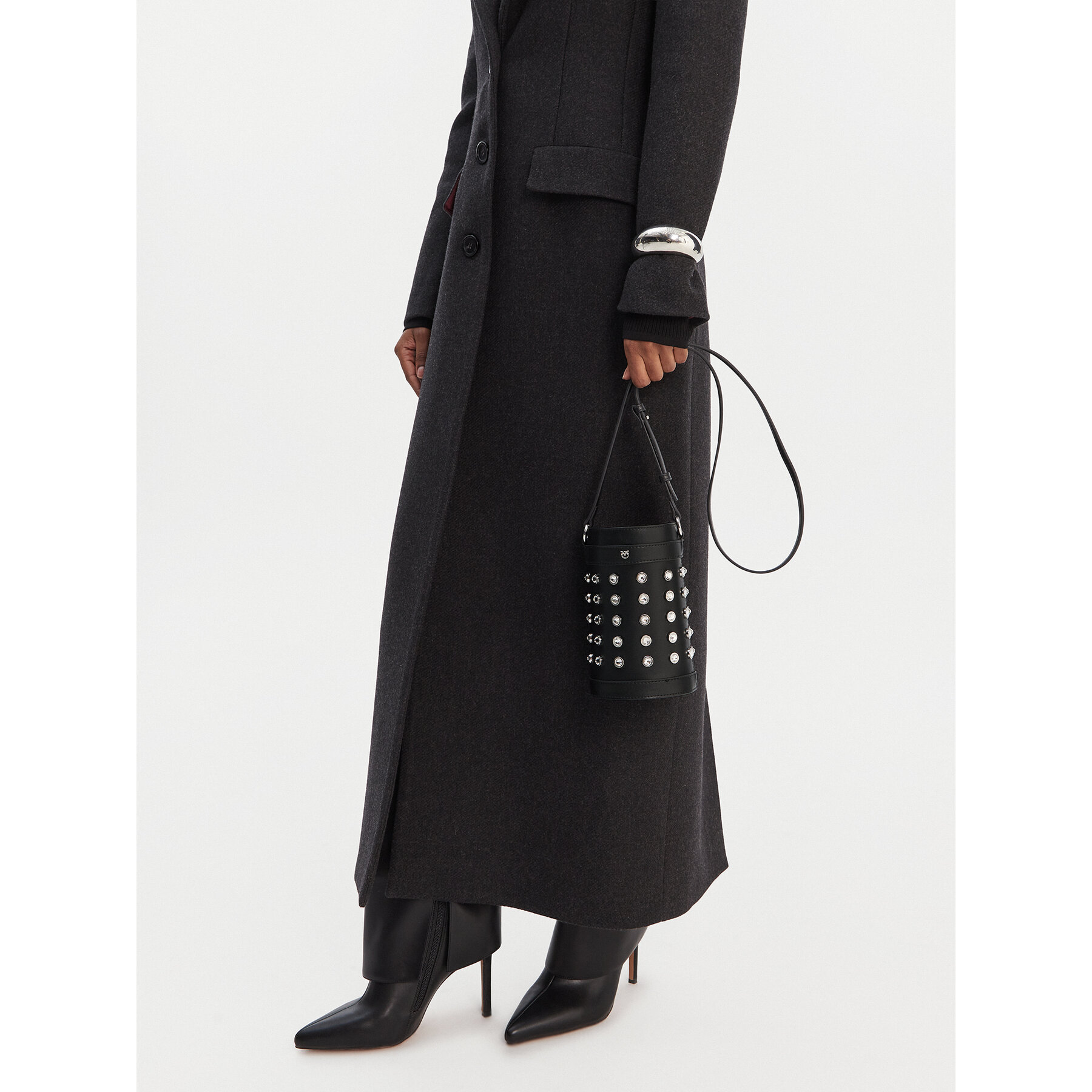 Borsetta PINKO Mini Bucket AI 25-26 PLTT 105911 A2XQ Nero