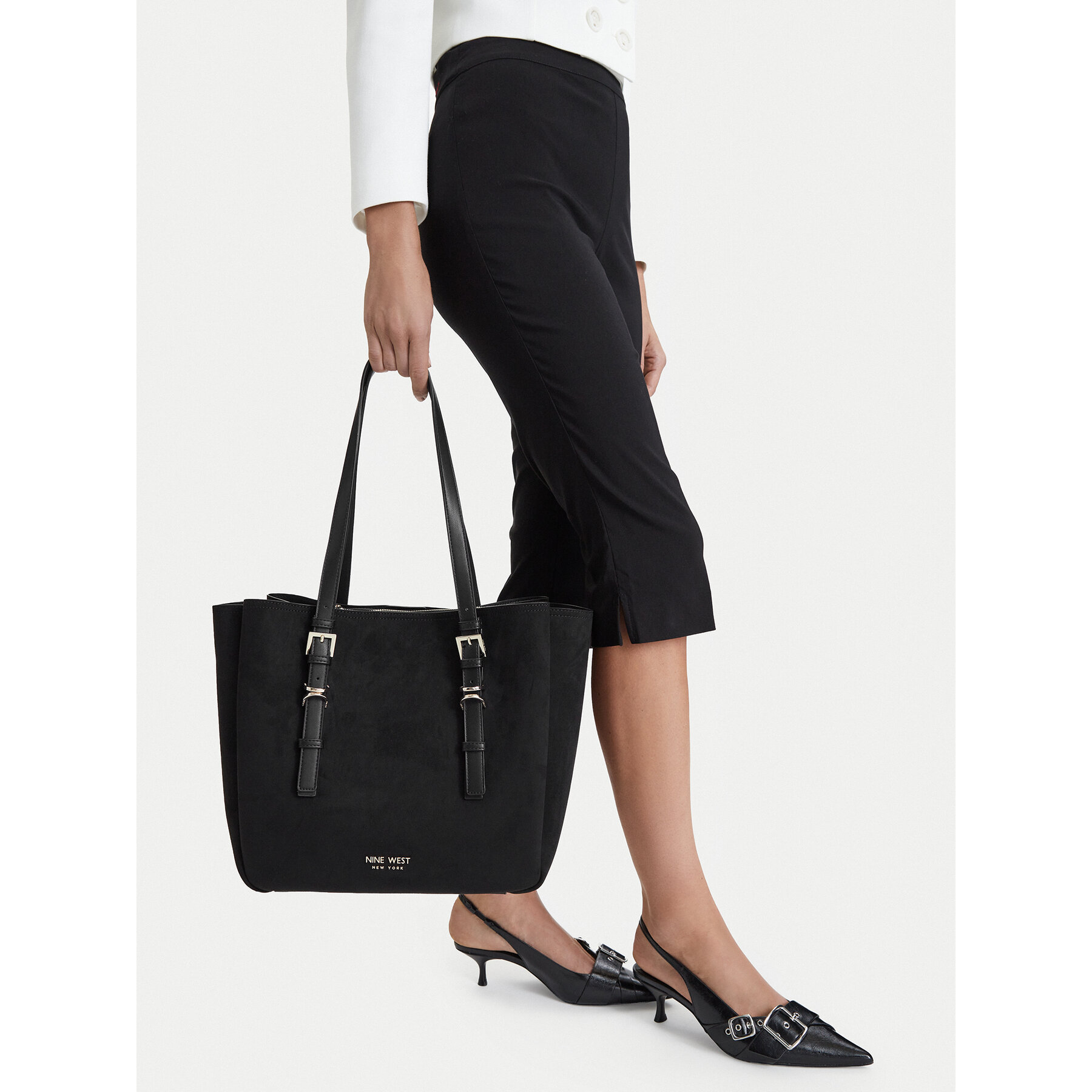 Дамска чанта Nine West EO-STEEL ROSE-LDA9417 Черен