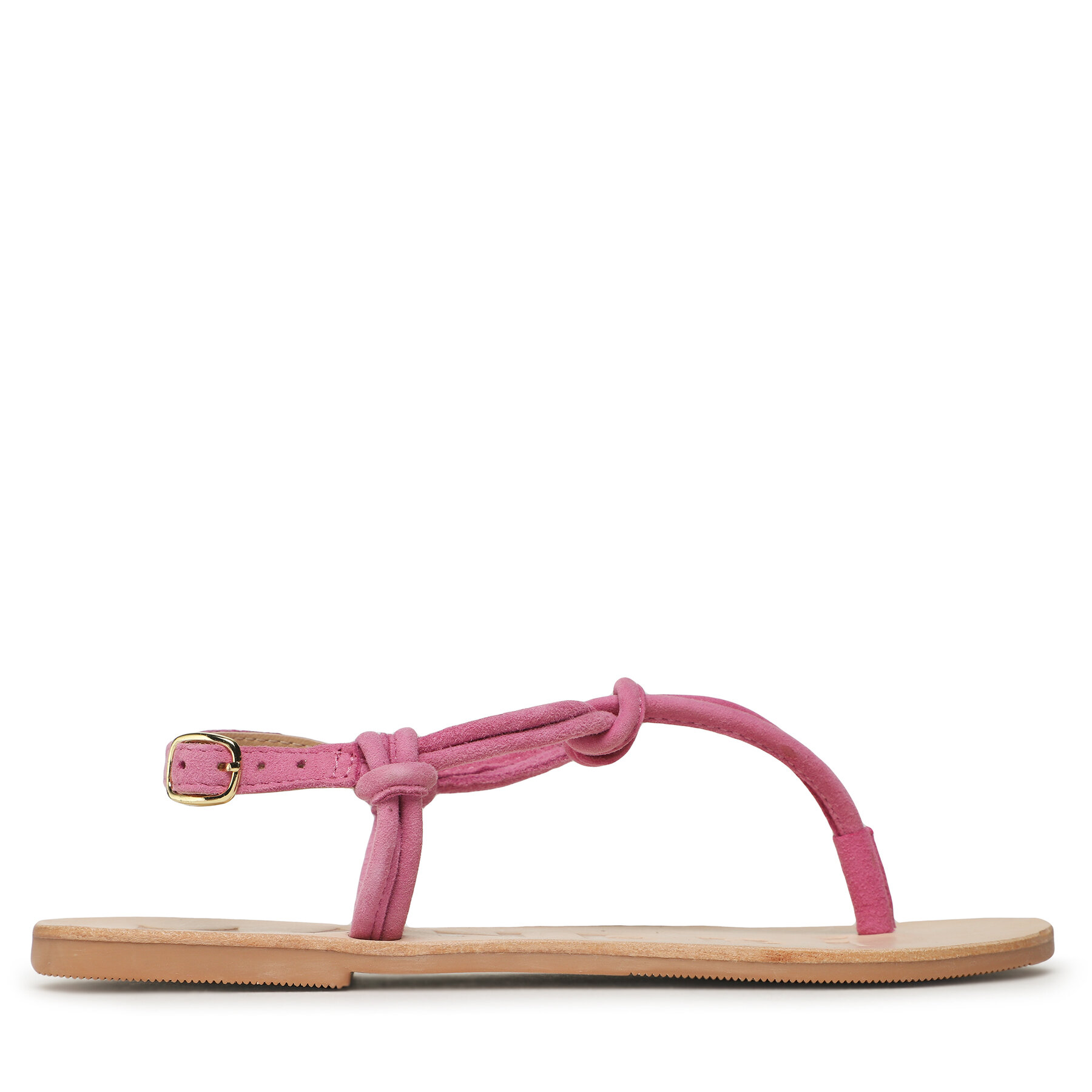 Sandály Manebi Suede Leather Sandals V 1.8 Y0 Růžová