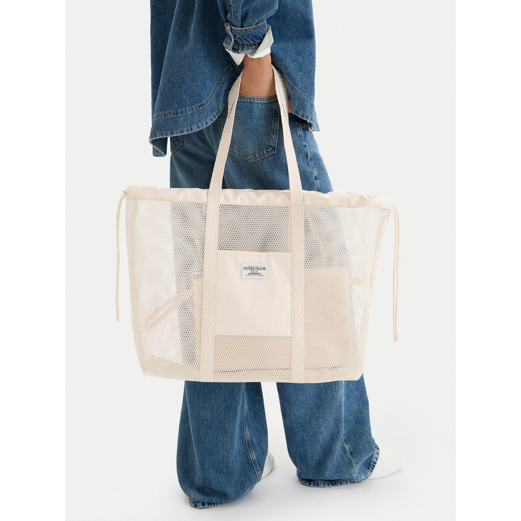 Kabelka Guess Jeans WBEO-GUESS-M-003-09 Écru