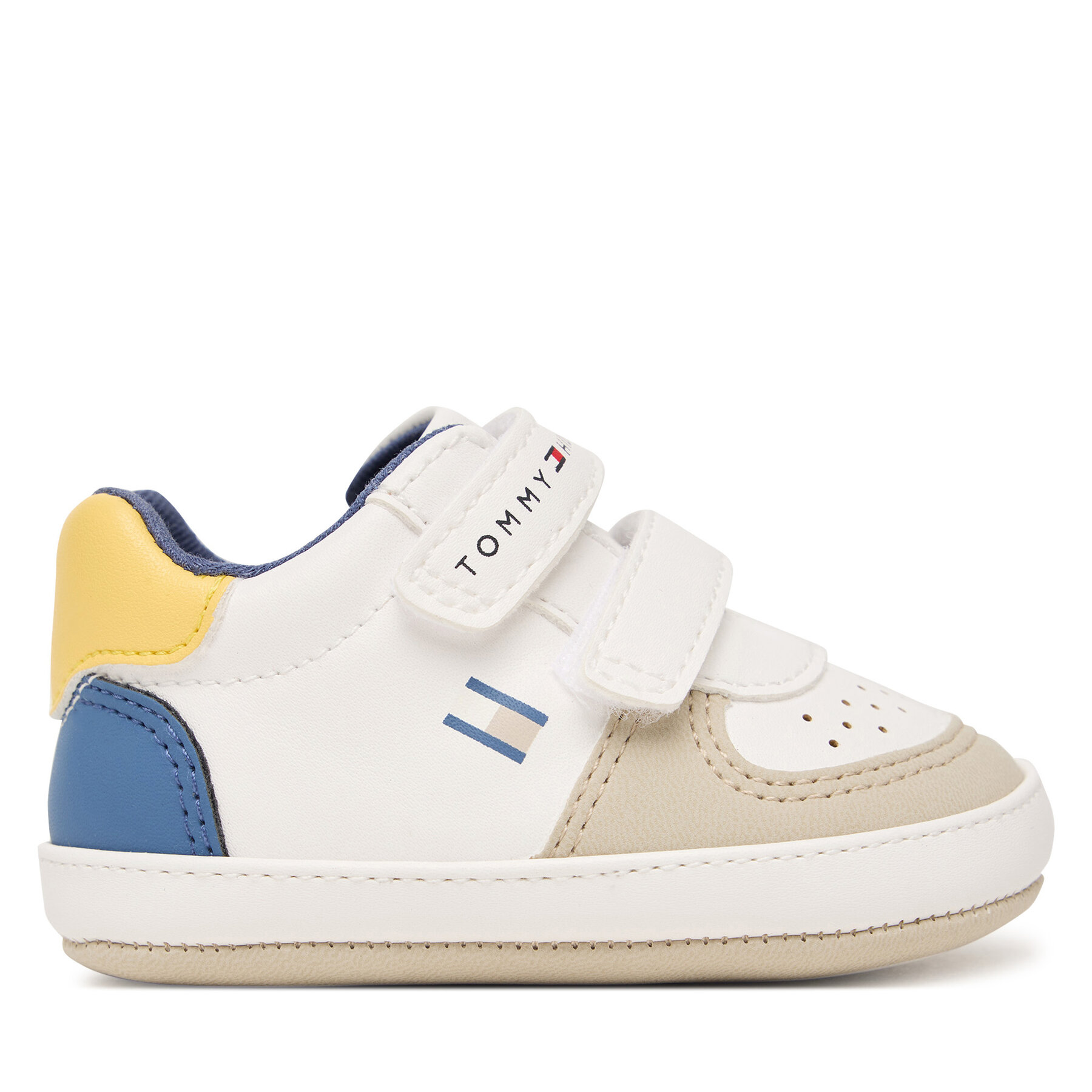 Sneakers Tommy Hilfiger Low Cut Velcro T0B9-34330-1755 Alb