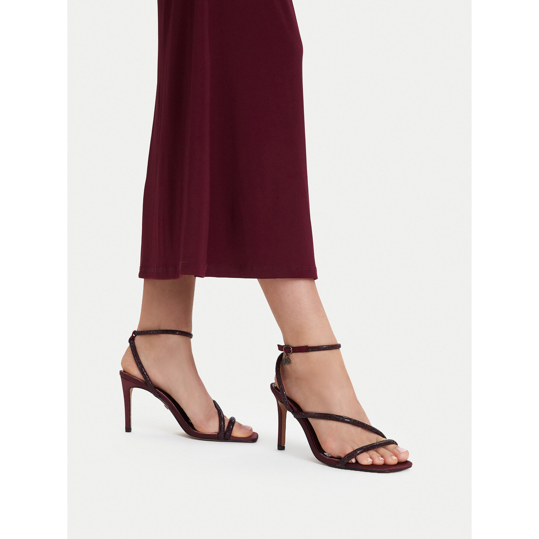 Sandali Nine West CEO-Y3113-1 Bordo rdeča