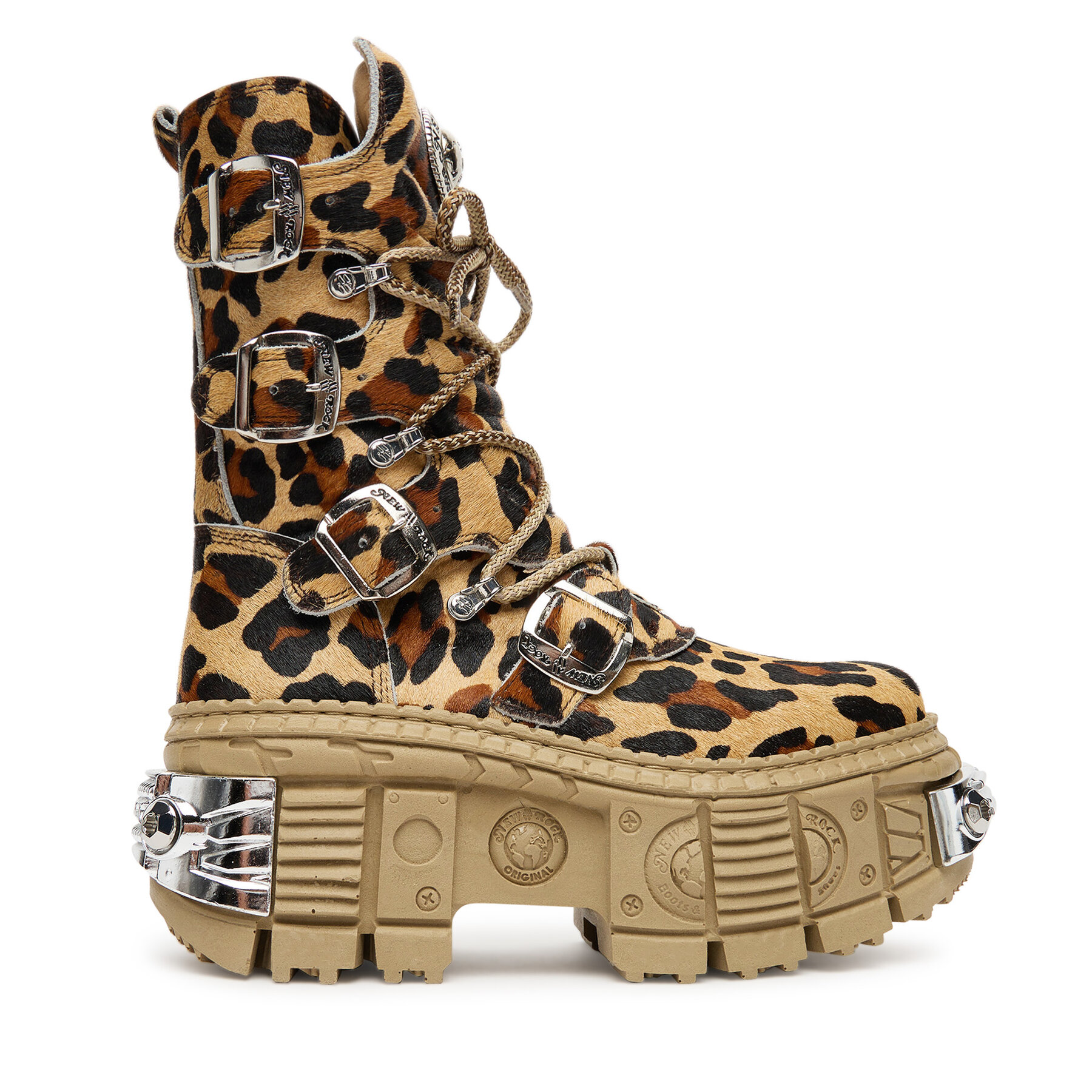 Botine NEW ROCK M-WALL373 Bej