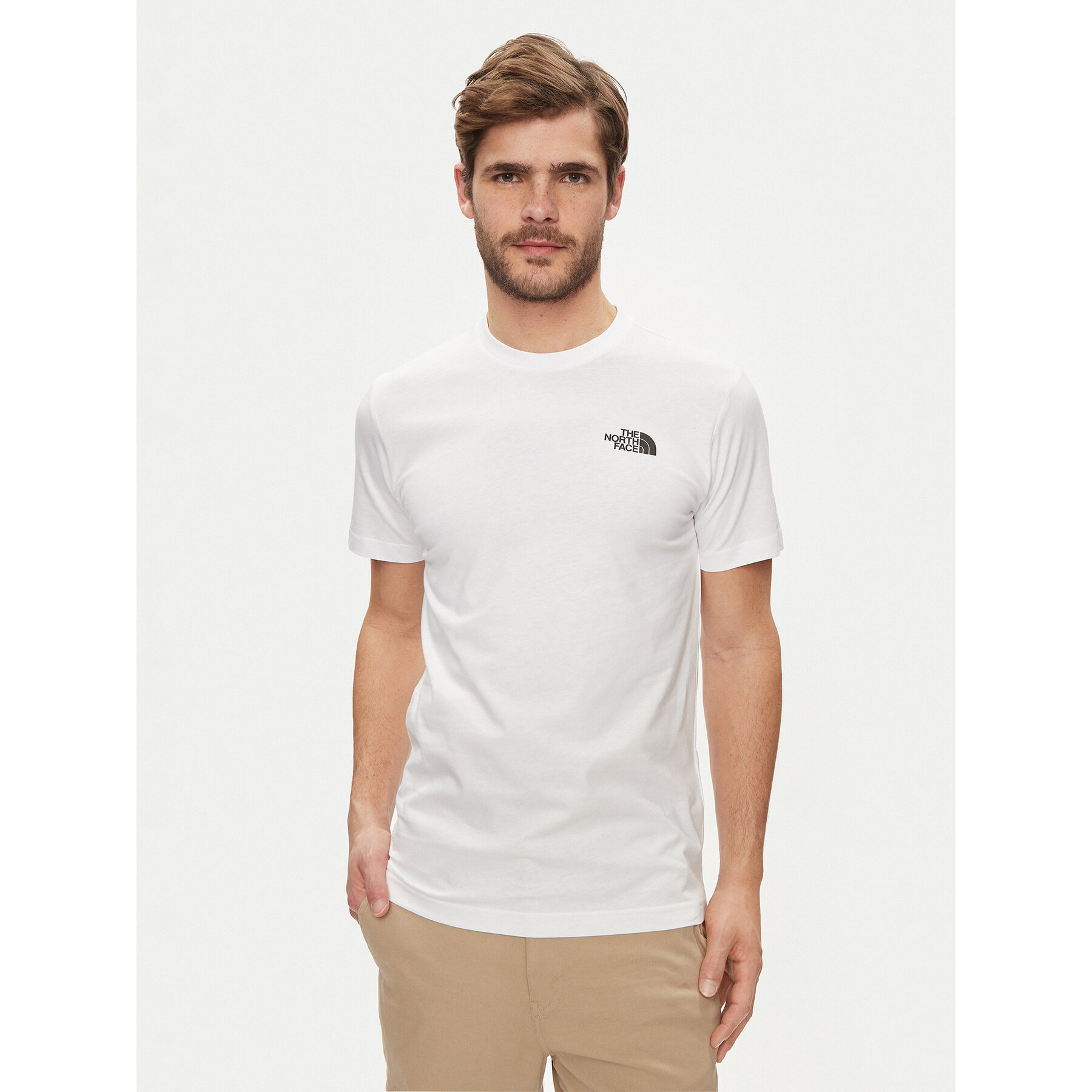 The North Face T-shirt Redbox NF0A87NP Bianco Regular Fit
