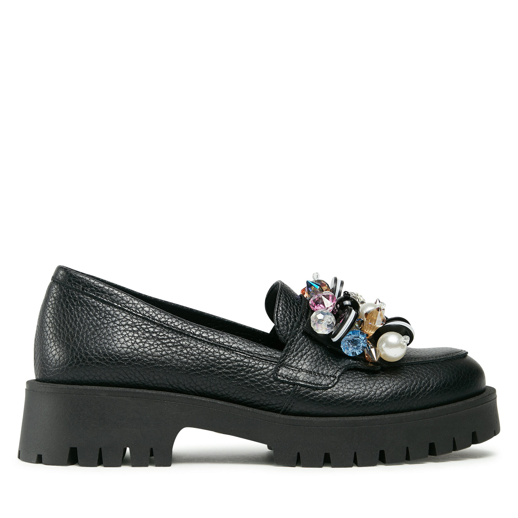Damskie Loafersy R.Polański, Rozmiar 37 Czarny 1696