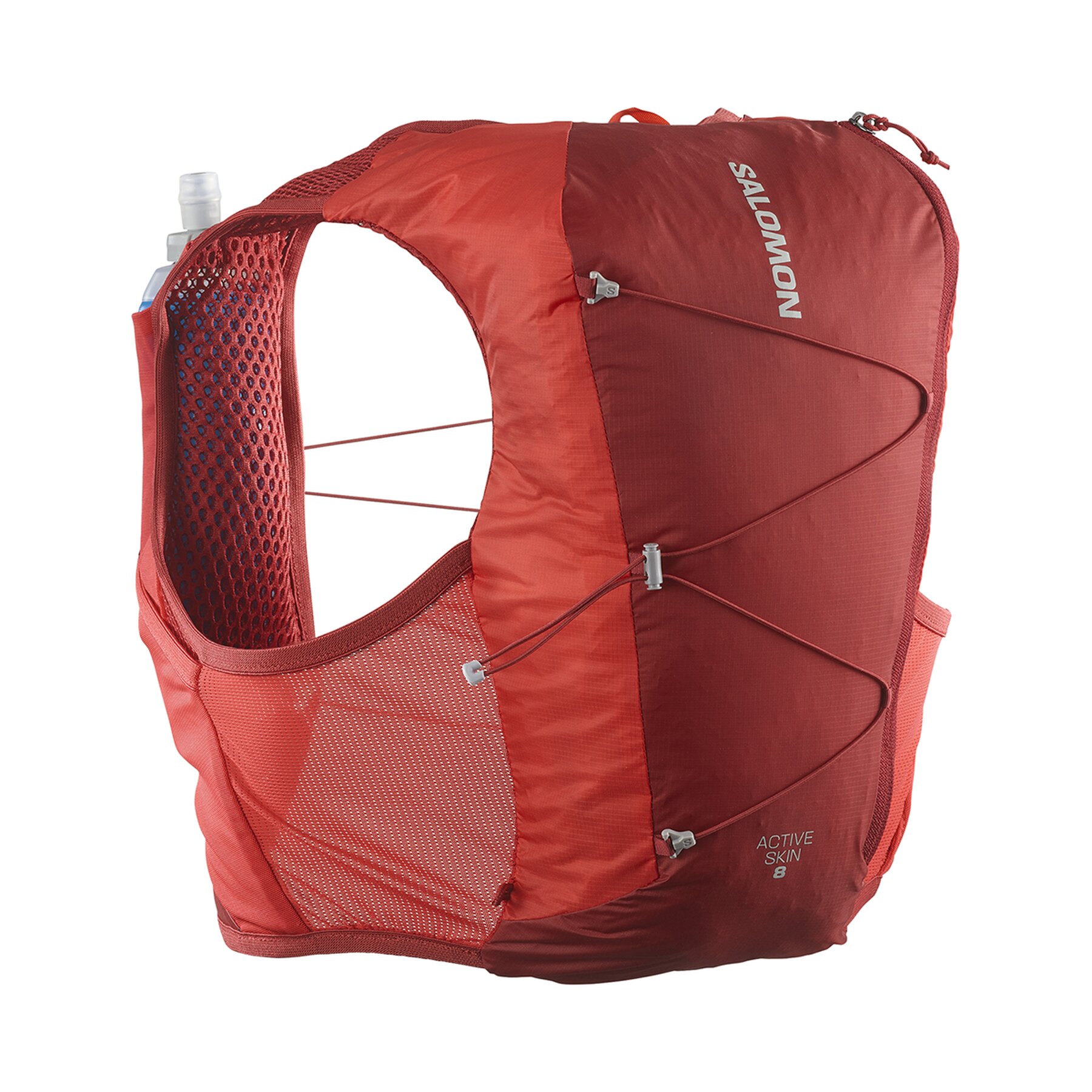 Gilet da running Salomon Active Skin 8 LC2177900 Rosso