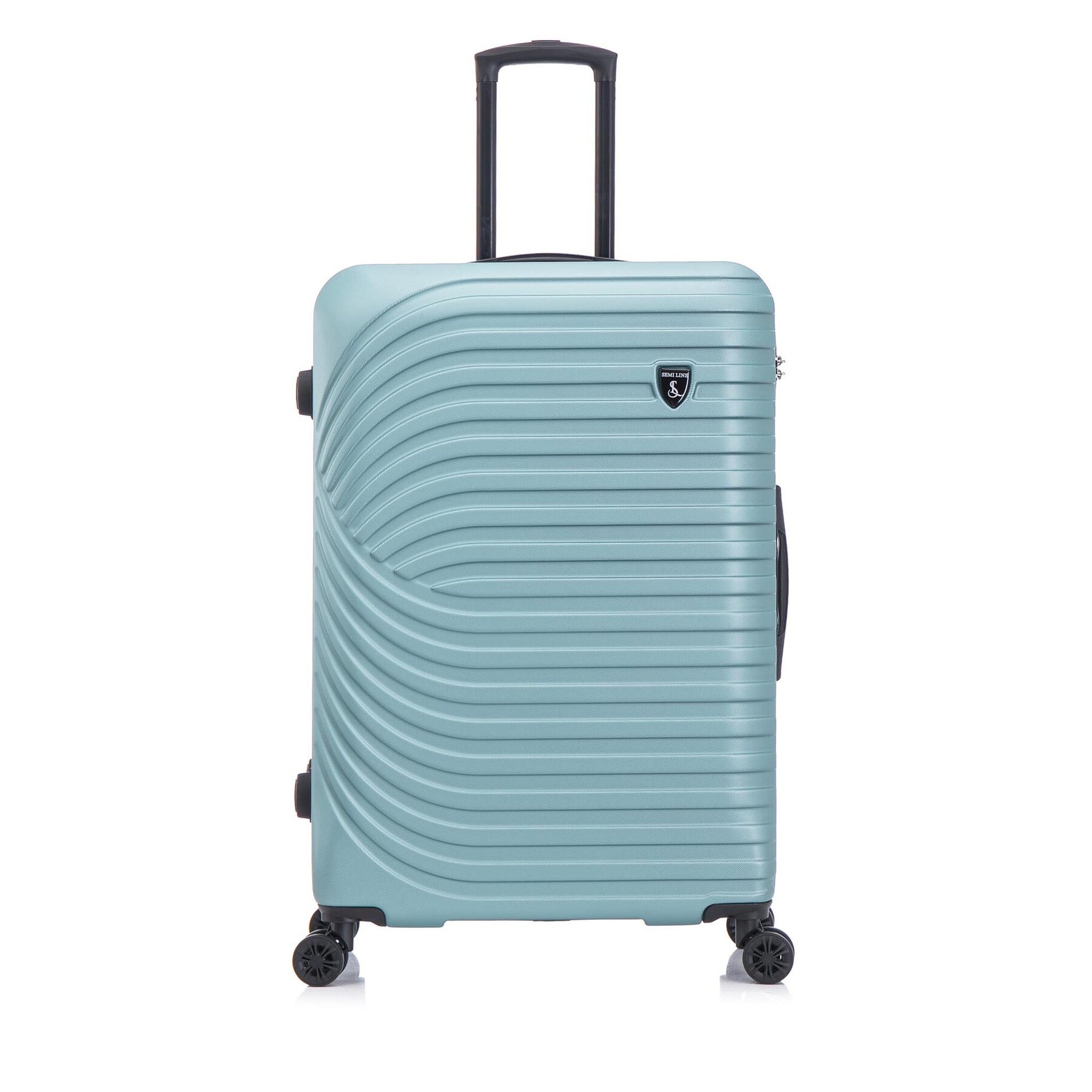 Medelstor resväska Semi Line T5862-2 Grön