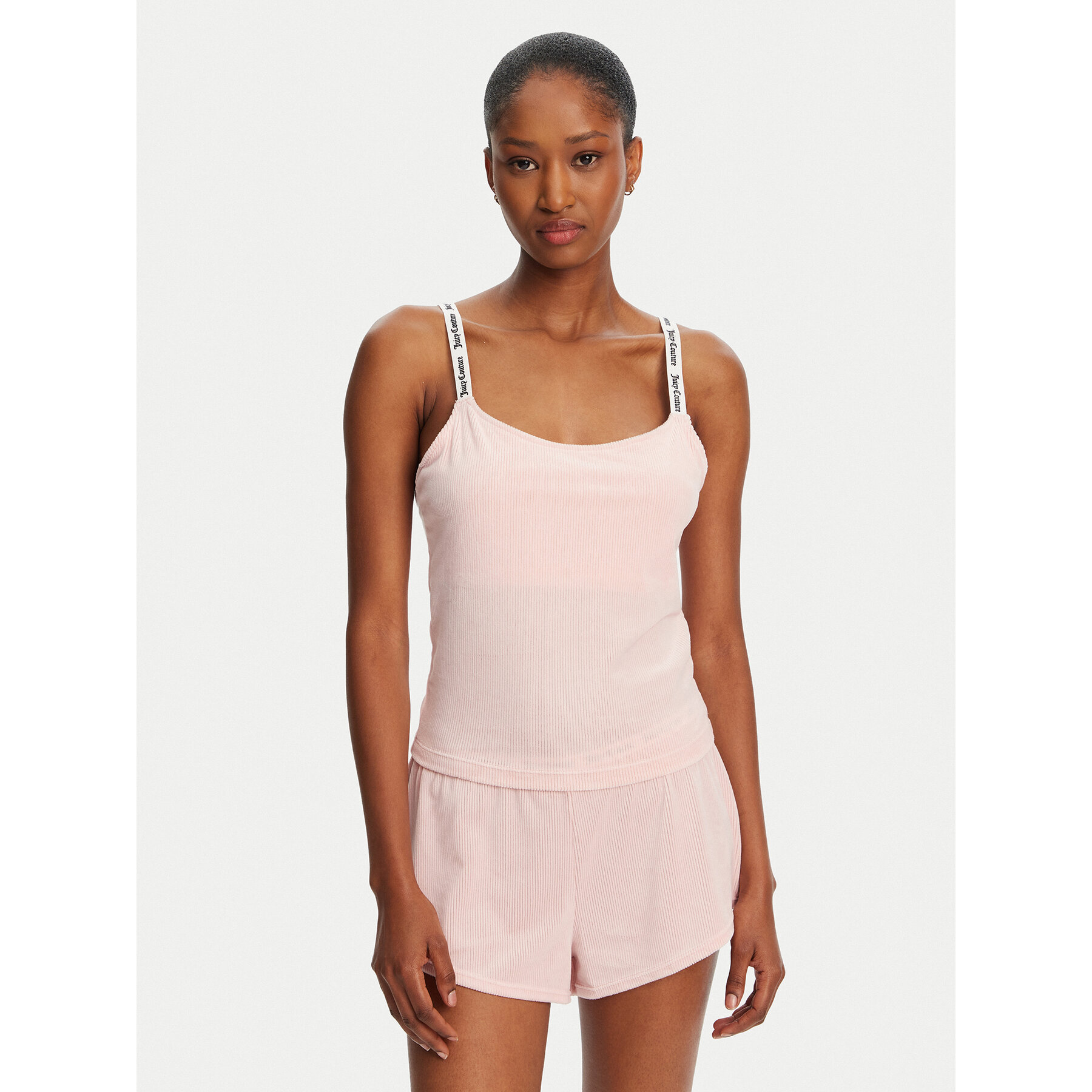 Juicy Couture Top Elina JCLCT125501 Rosa Slim Fit