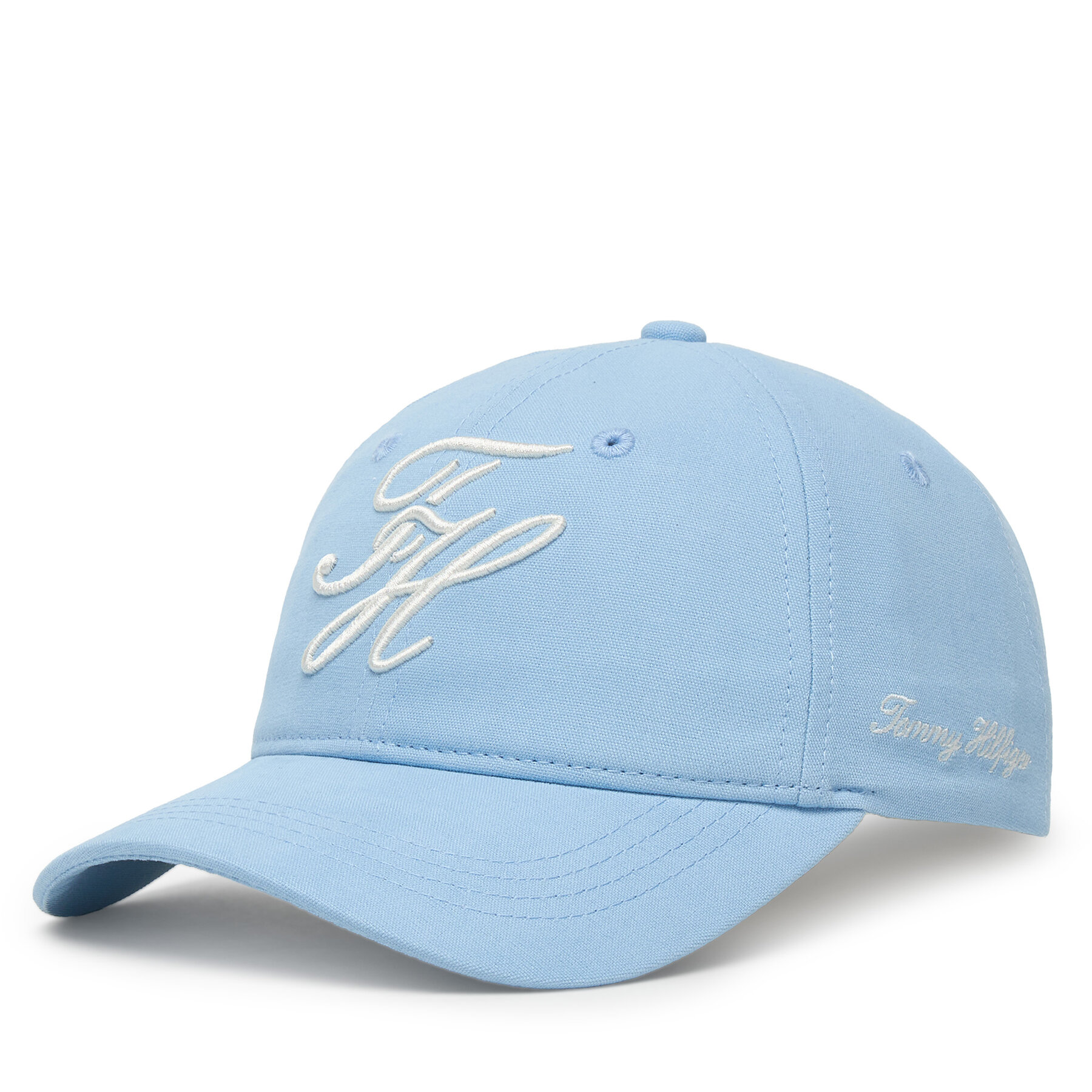 Šilterica Tommy Hilfiger Logo Embroidery Baseball Cap AW0AW18338 Plava