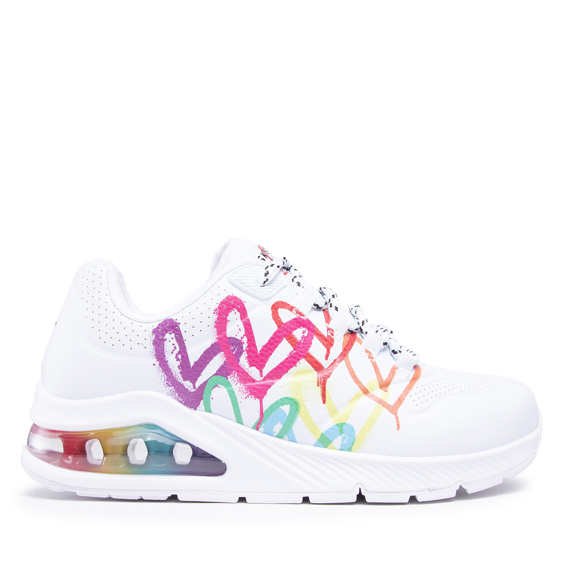Snīkeri Skechers Uno 2 Floating Love 155521/WHT Balts