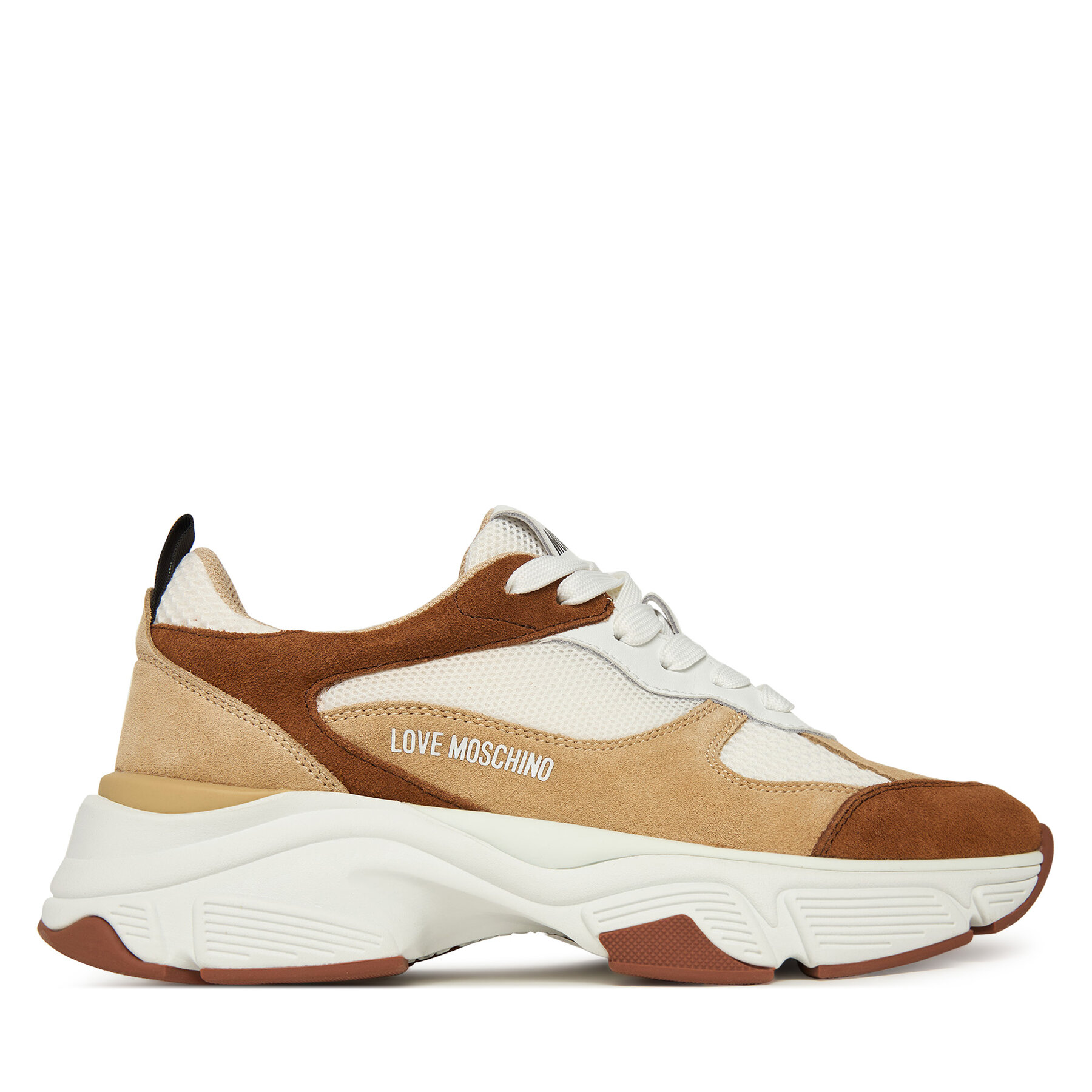 Sneakersy LOVE MOSCHINO JA15246G0NIQF10B Béžová