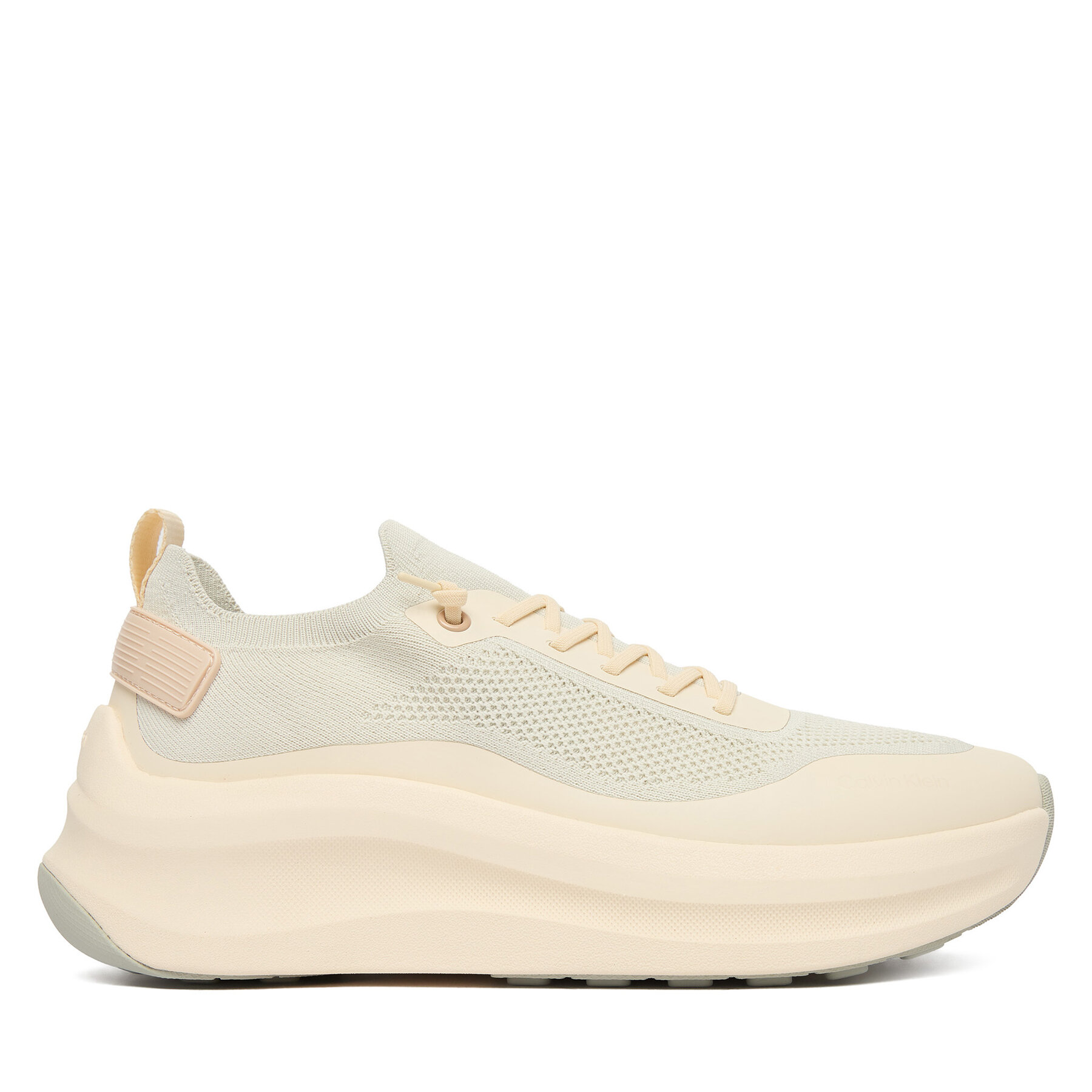 Αθλητικά Calvin Klein Chunky Runner Lace Up Sock Knit YW0YW02033 Εκρού