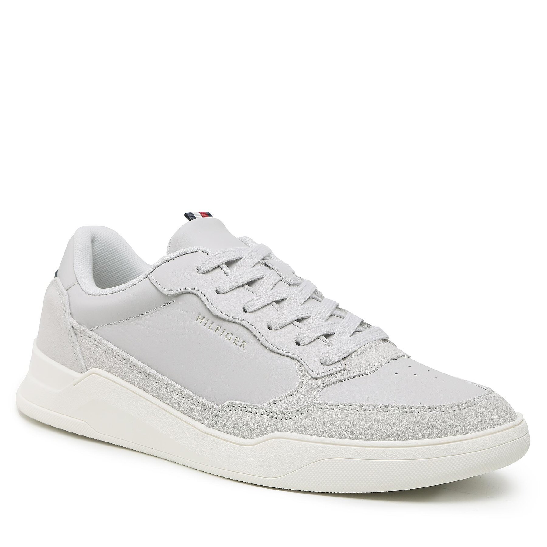 Sneakers Tommy Hilfiger Elevated Cupsole Leather Mix FM0FM04358 Light Cast PSU Cast imagine 2022 reducere