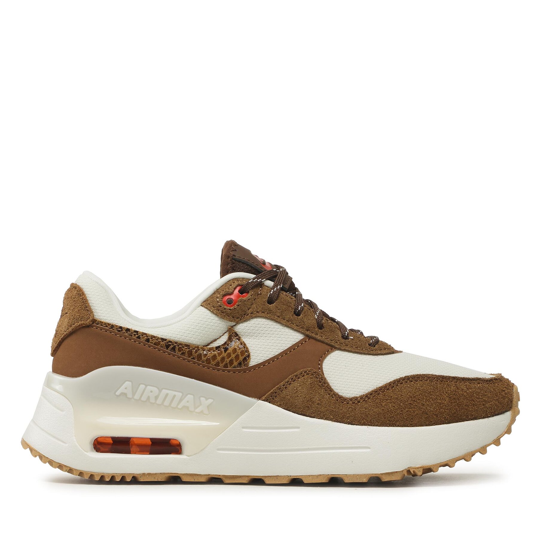 Sneakersy Nike Air Max System Se DX9504 100 Hnedá