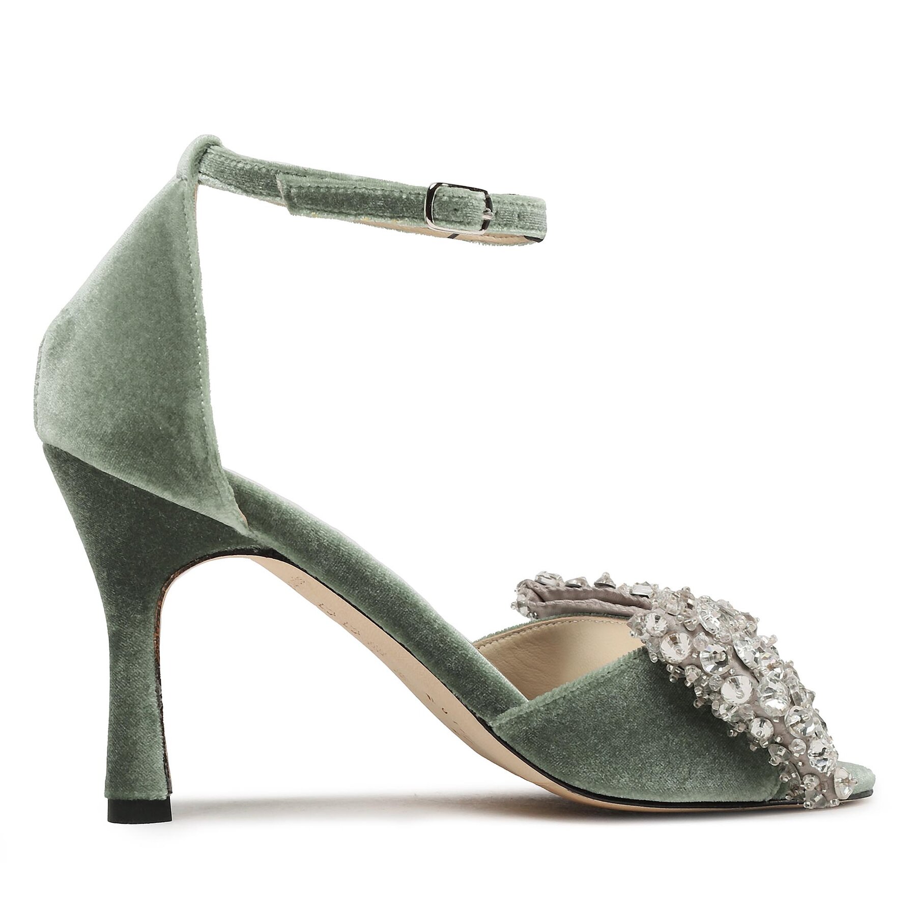 Sandalias Custommade Ashely Crustal Bow 999620046 Verde