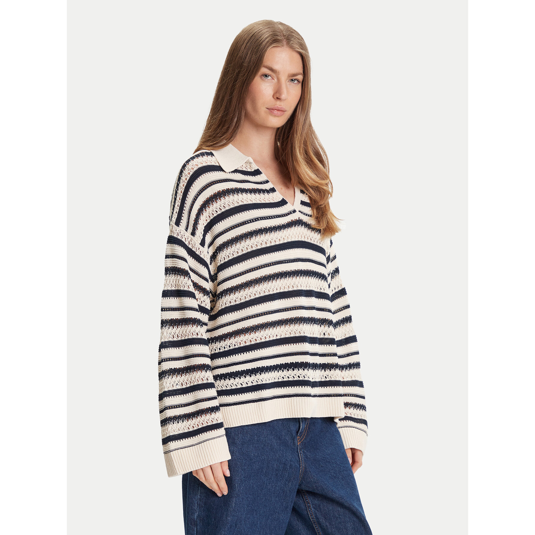 Tommy Hilfiger Pullover WW0WW46524 Beige Relaxed Fit