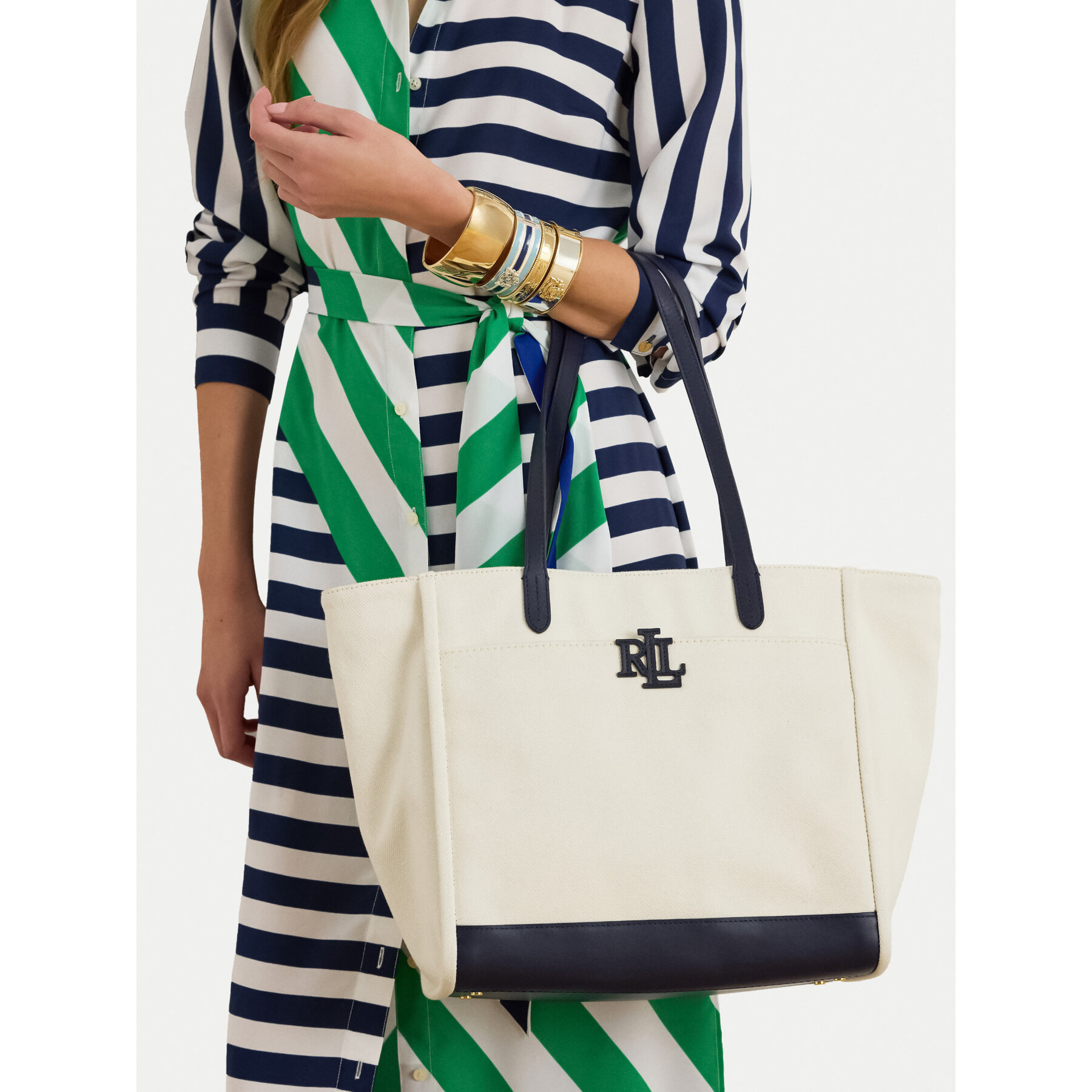 Дамска чанта LAUREN RALPH LAUREN 431982234002 Екрю
