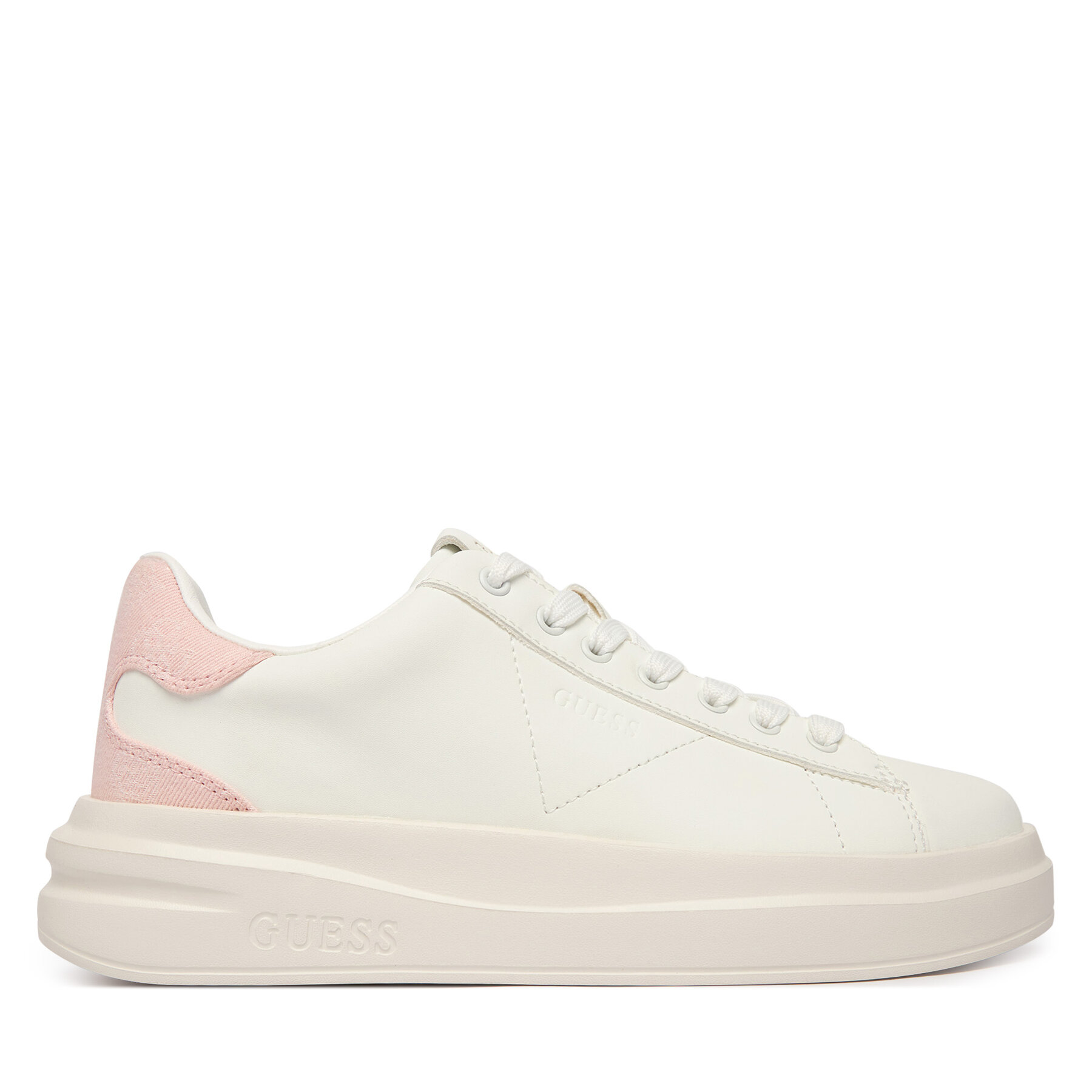 Sneakers Guess FLJE14 LEA12 Alb