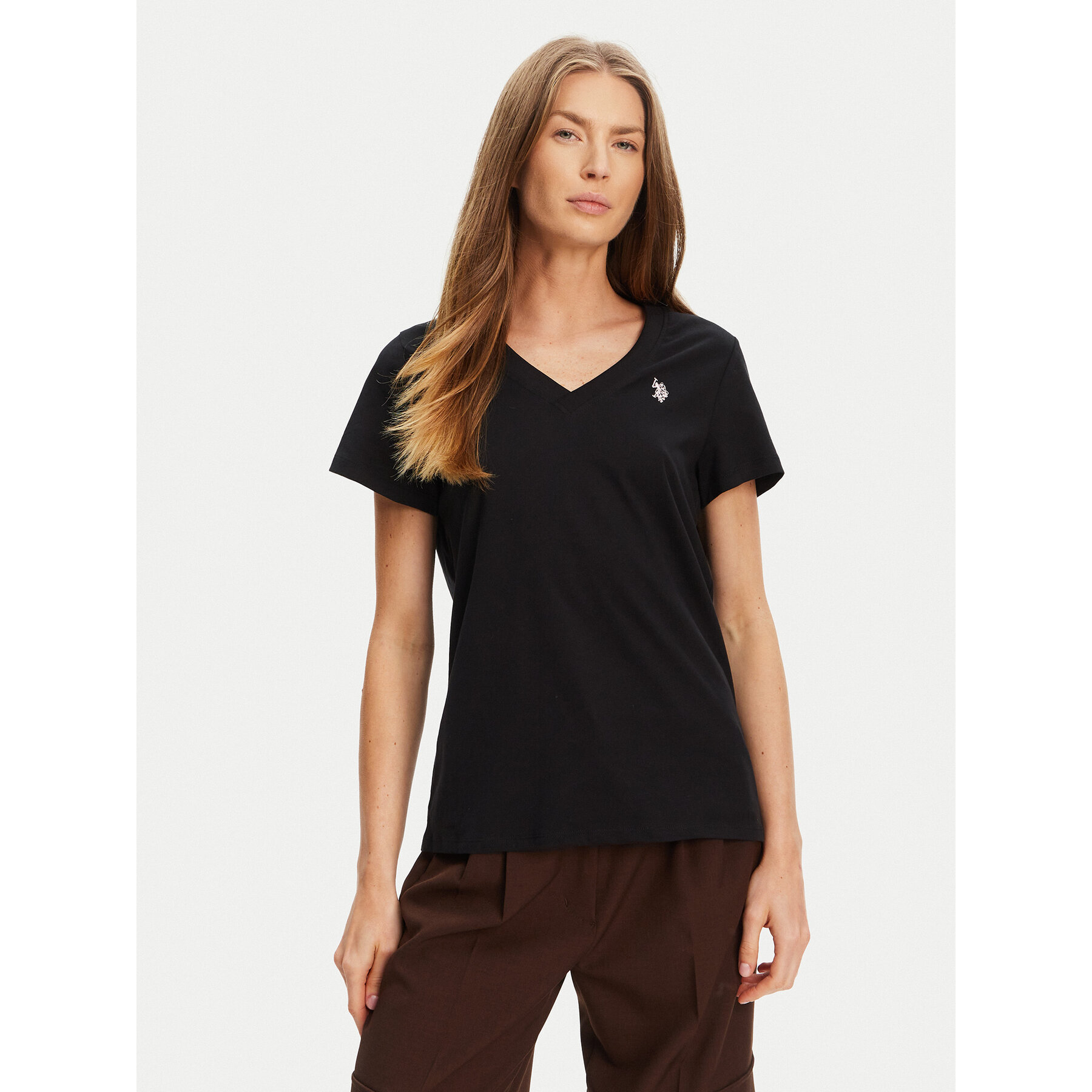 U.S. Polo Assn. T-Shirt WUP0635 Μαύρο Classic Fit