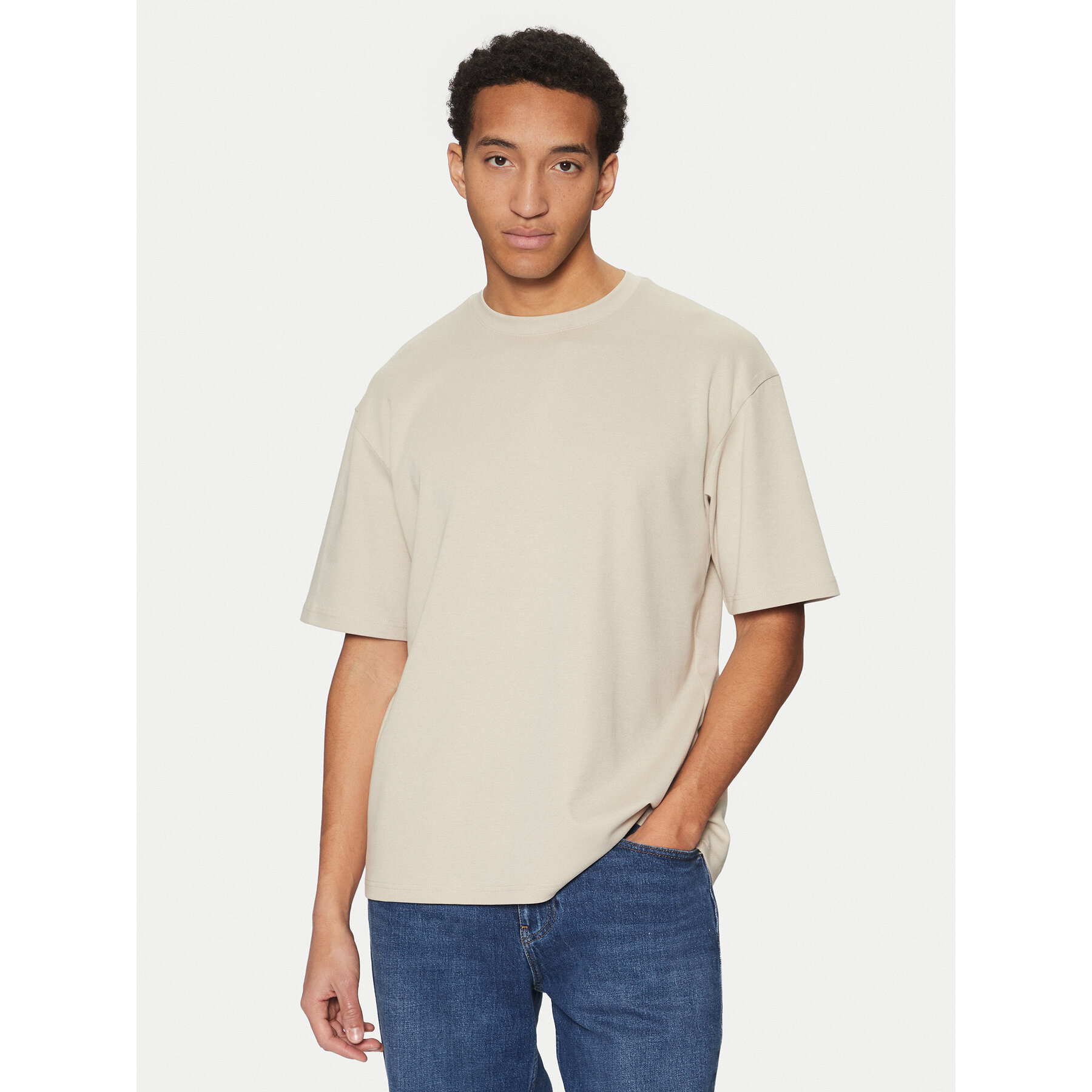 Only & Sons T-Shirt Caspian 22031940 Beige Authentic Fit