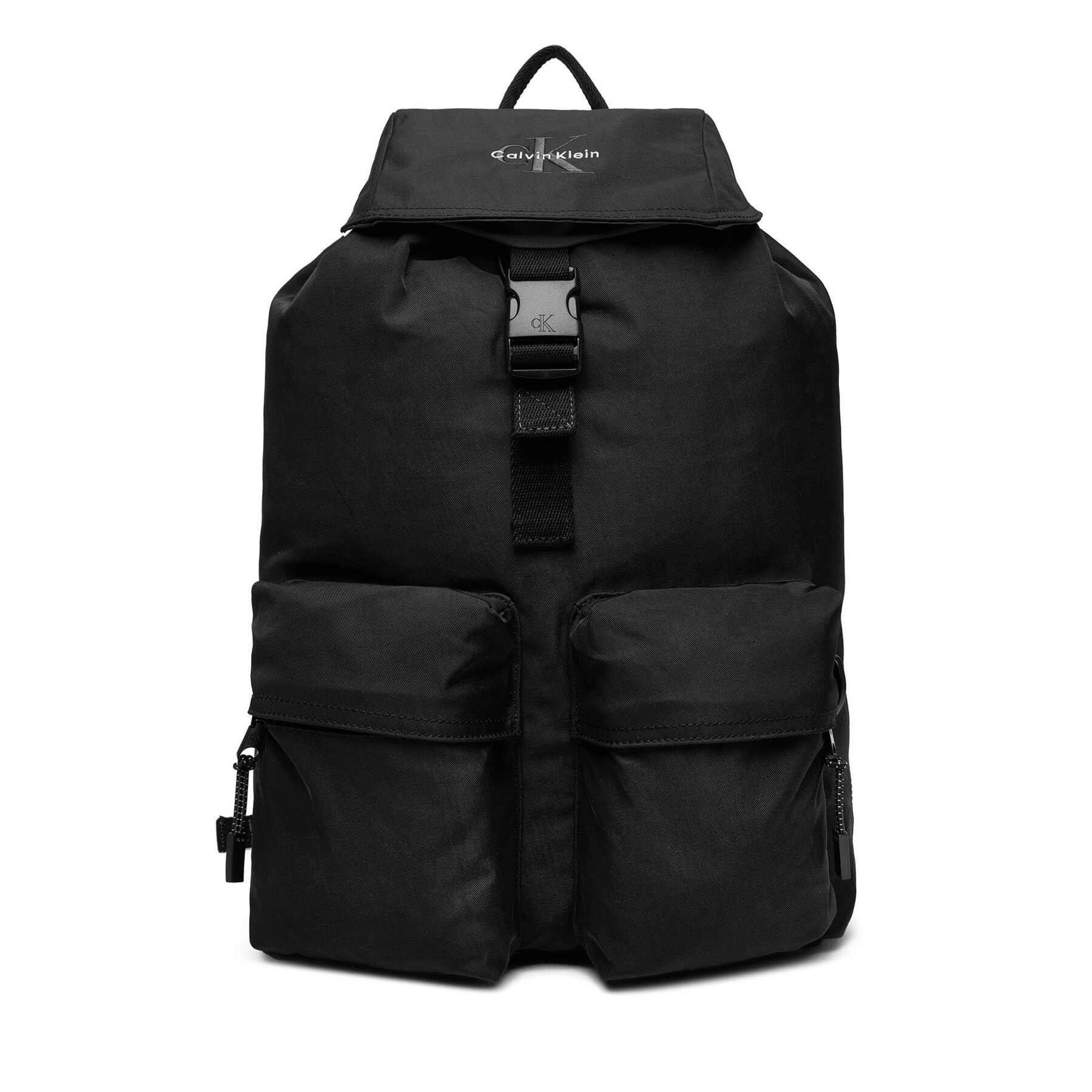 Раница Calvin Klein Bold Flap Backpack LV04D3270G Черен