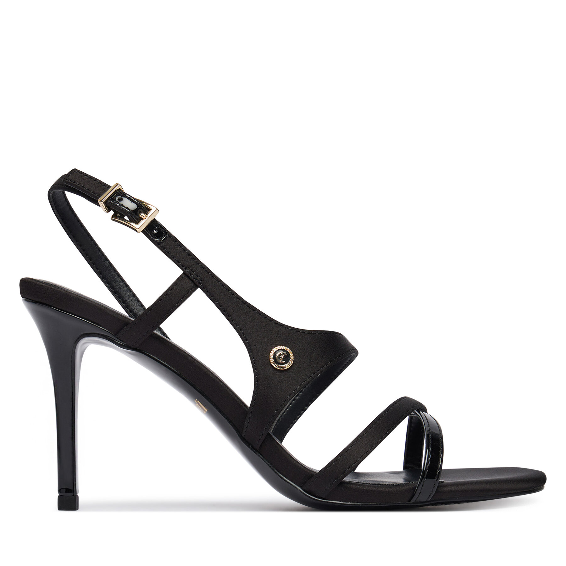 Σανδάλια Just Cavalli 80RA3S27 ZSE44 Μαύρο