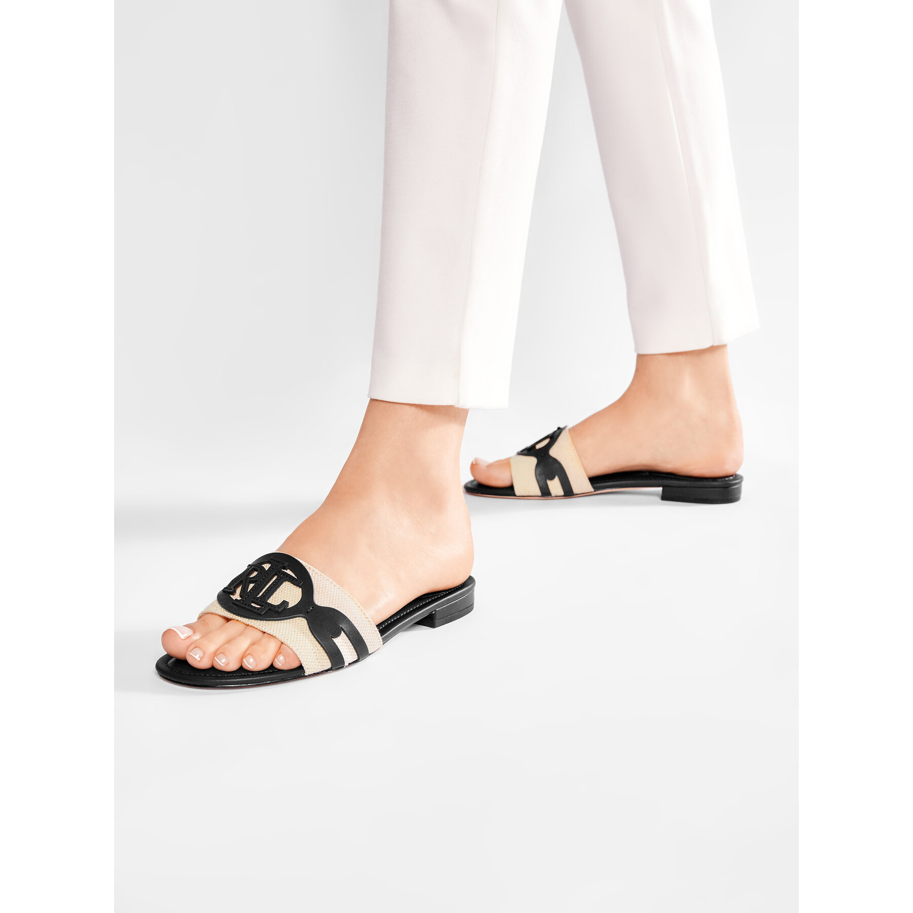 Şlapi LAUREN RALPH LAUREN Alegra 802826823004 Bej