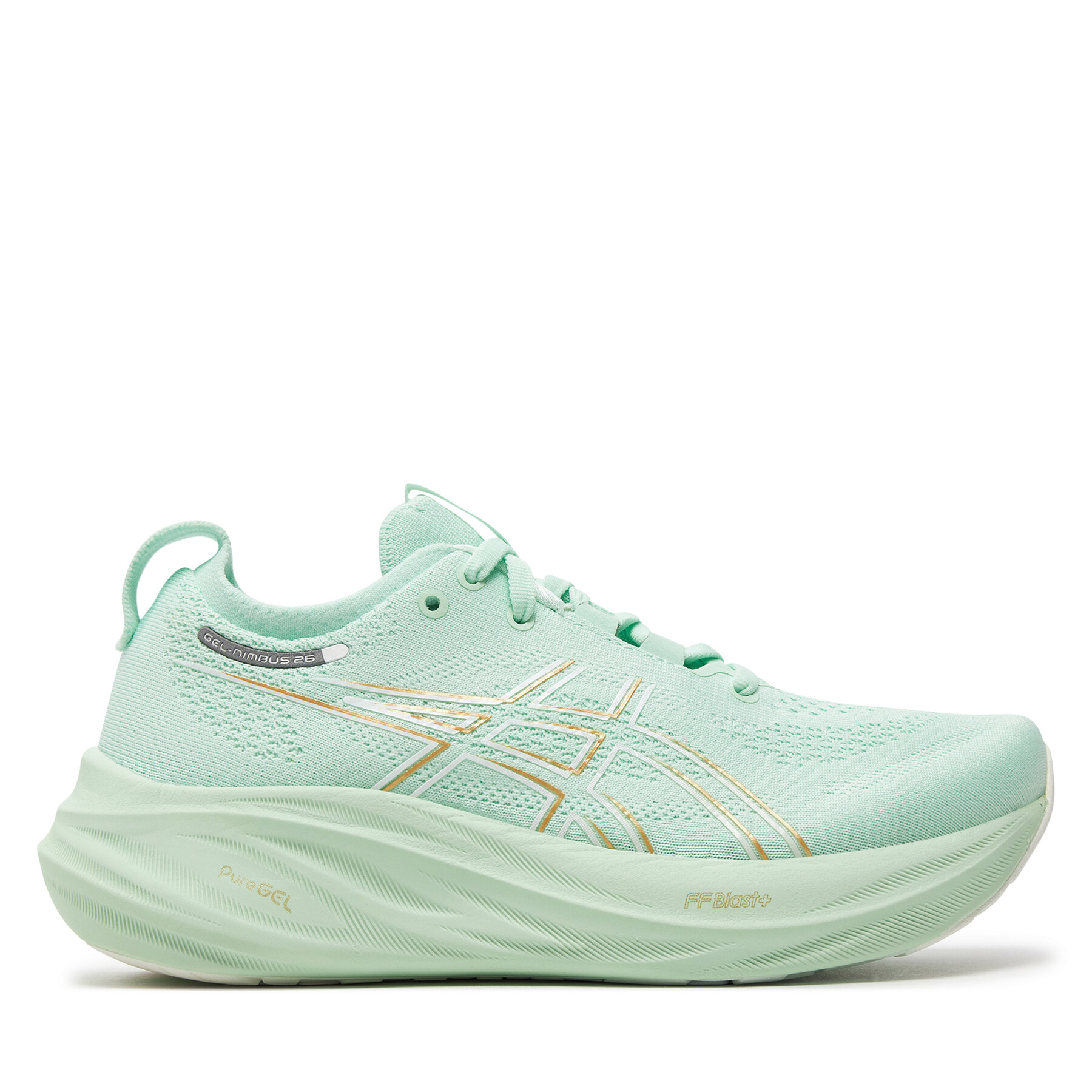 Dámske Bežecké topánky Asics, Rozmer: 41_5, Zelená, Gel-Nimbus 26 1012B601