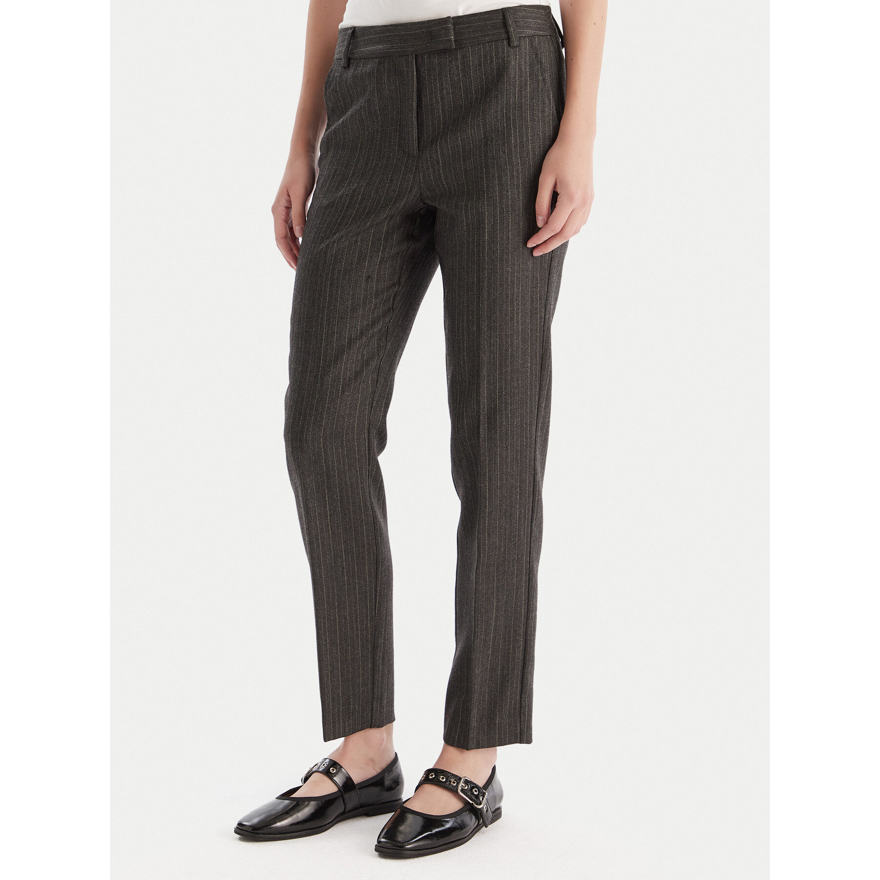 Marella Chinos Margie 2523136232 Braun Slim Fit