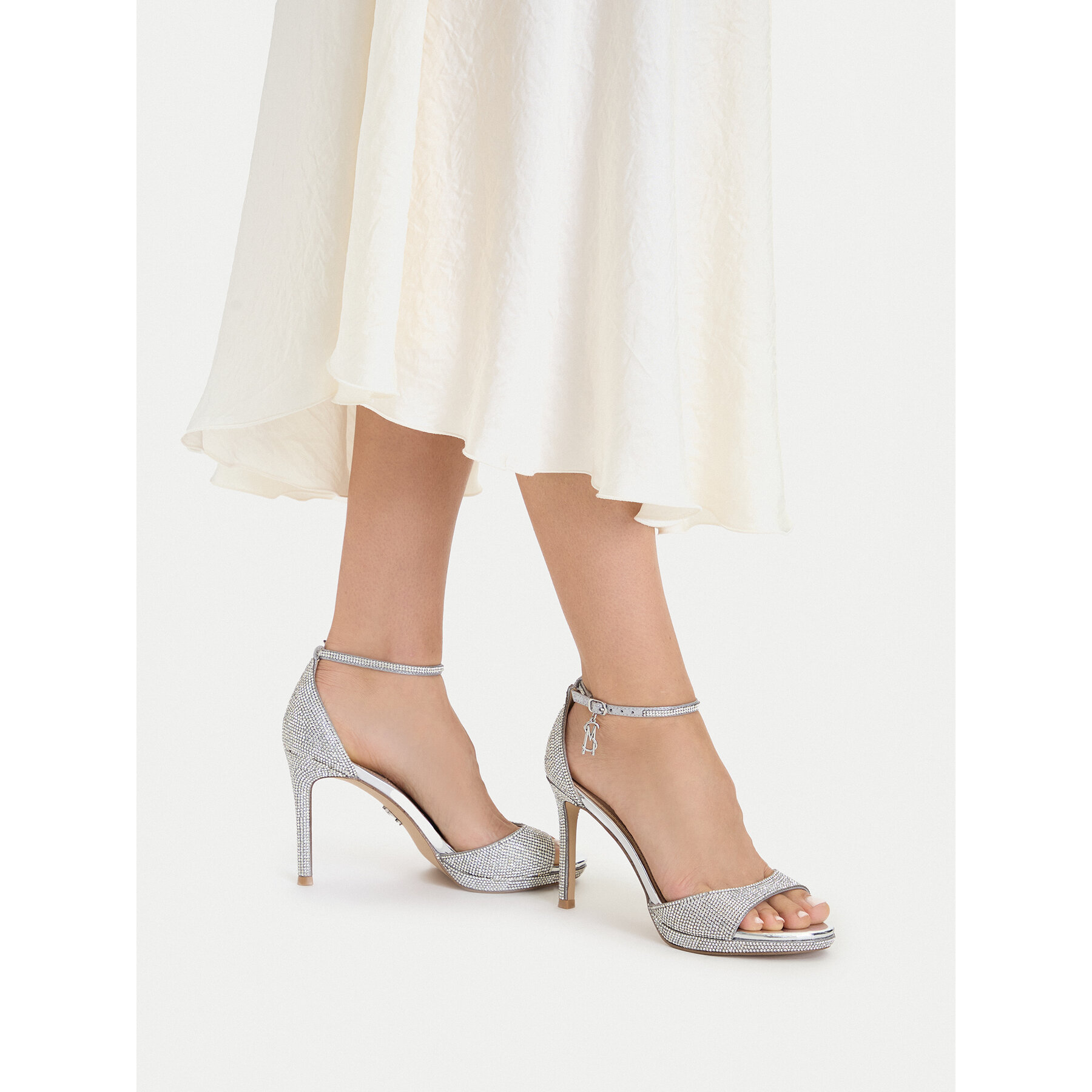 Sandale Steve Madden Evers-R SM11003541 Srebrna