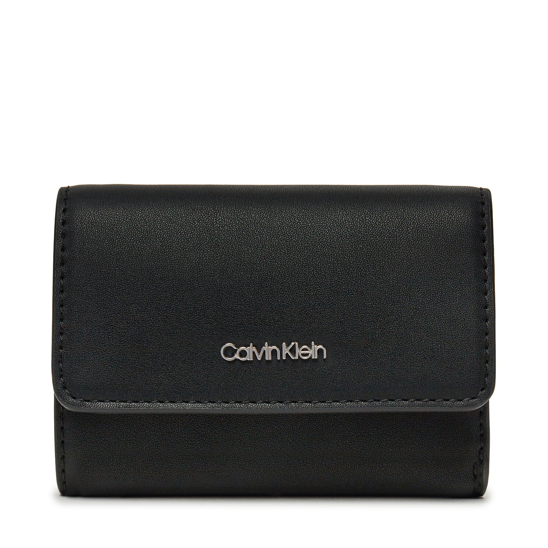 Portofel Calvin Klein Ck Must Small Trifold W/Zip LV04F1030G Negru