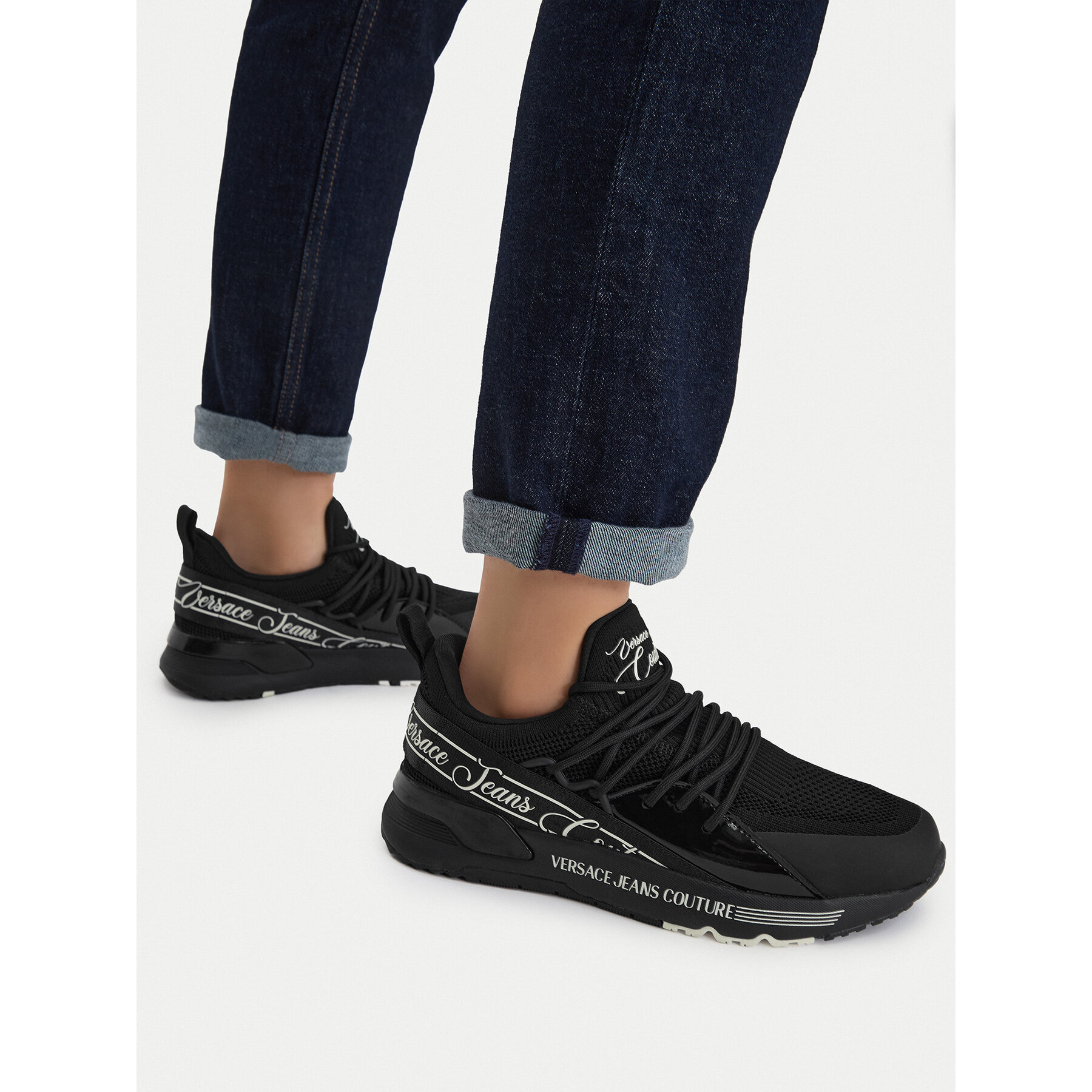 Superge Versace Jeans Couture 79VA3SA8 ZSC96 899 Črna