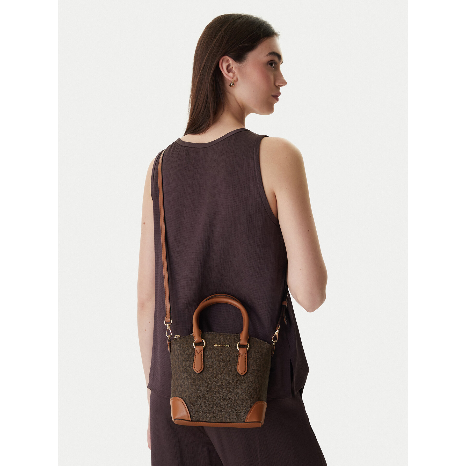 Torbica MICHAEL Michael Kors 30R6G1WM5B Smeđa