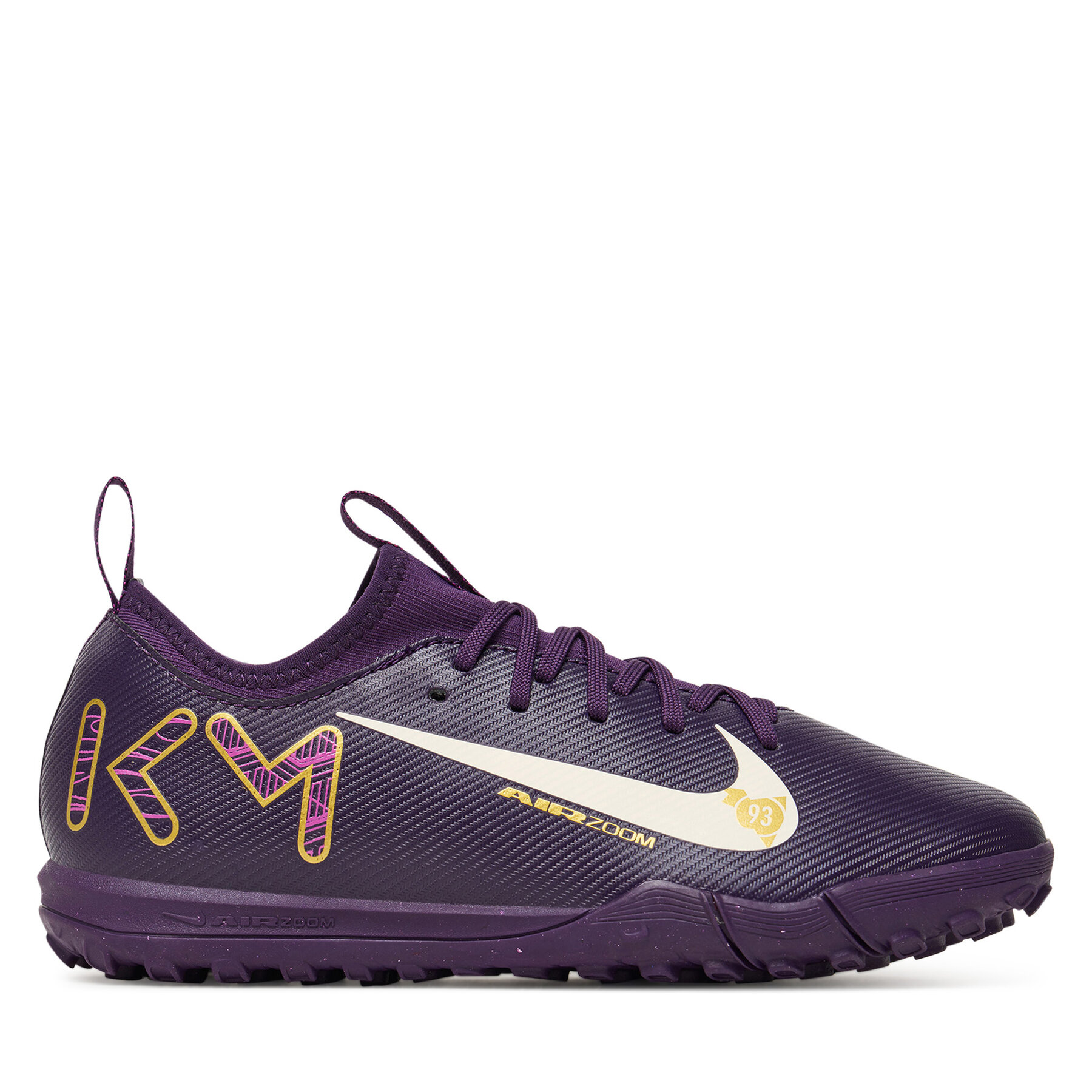 Ποδοσφαιρικά Παπούτσια Nike Jr Zoom Vapor 16 Academy Km Tf FQ8285 500 Μωβ