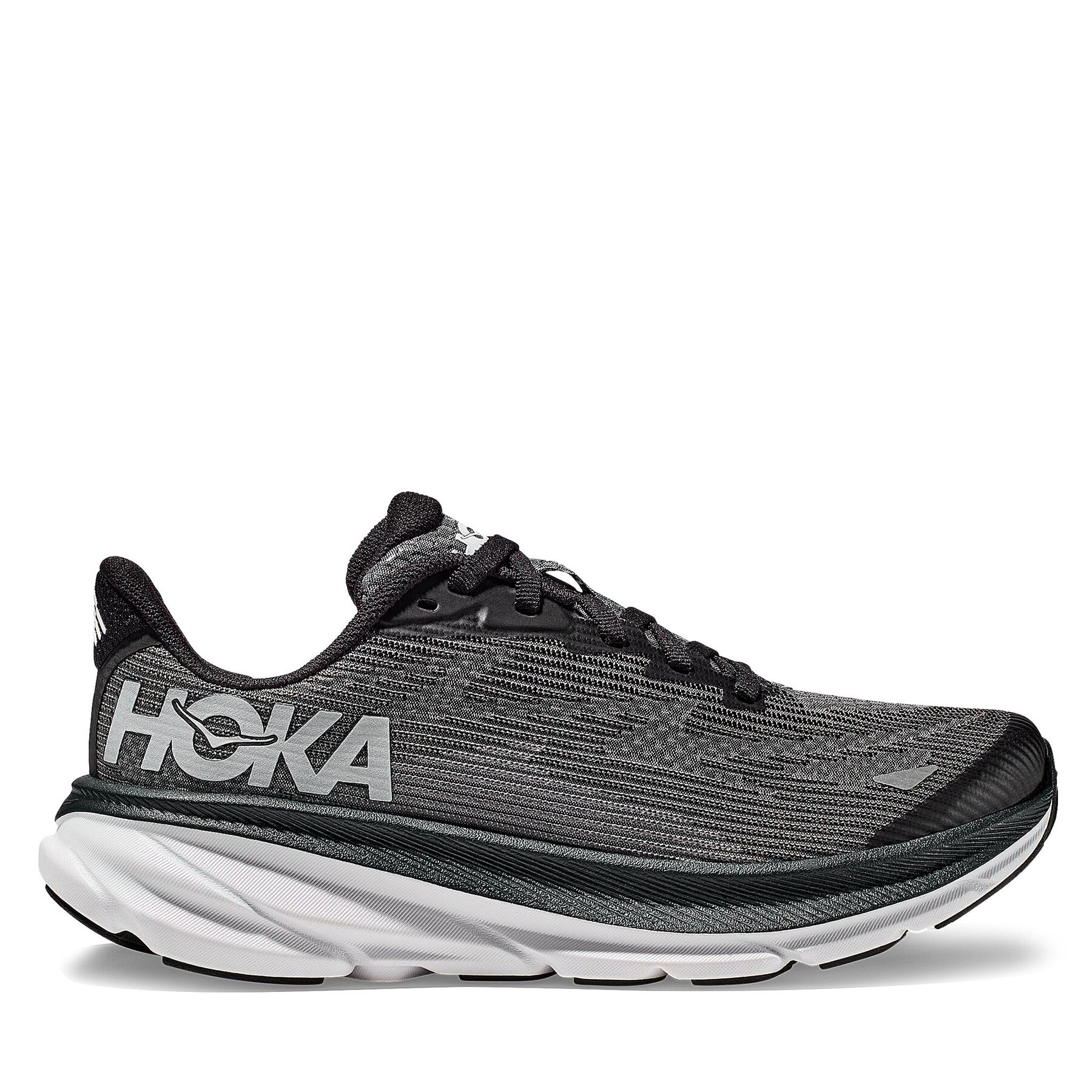 Unisex Bambini Scarpe running Hoka, Taglia 40_23, Grigio, Clifton 9 Youth 1131170, taglia : 40_23