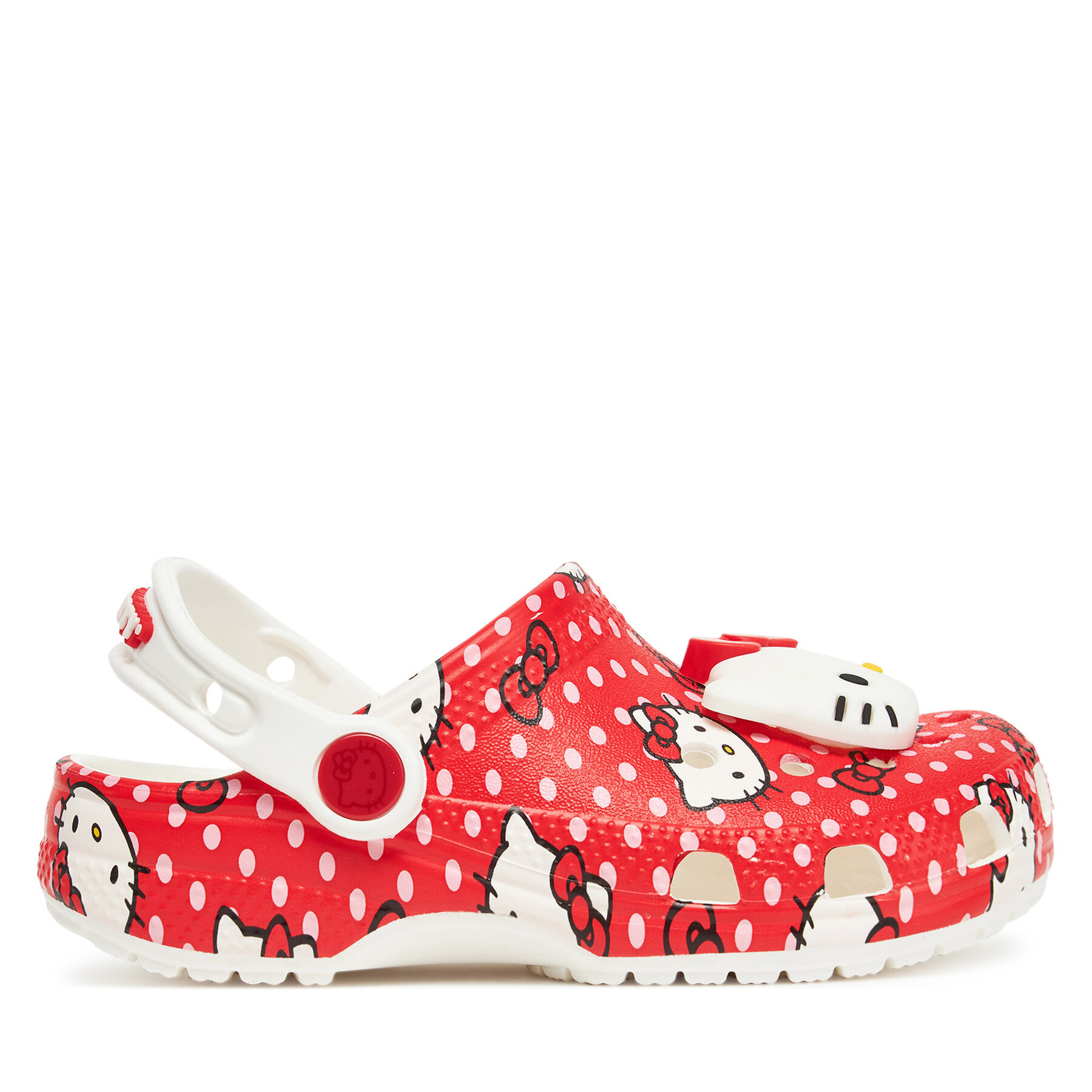 Παντόφλες Crocs Hello Kitty Red Classic Clog K 210576 Έγχρωμο