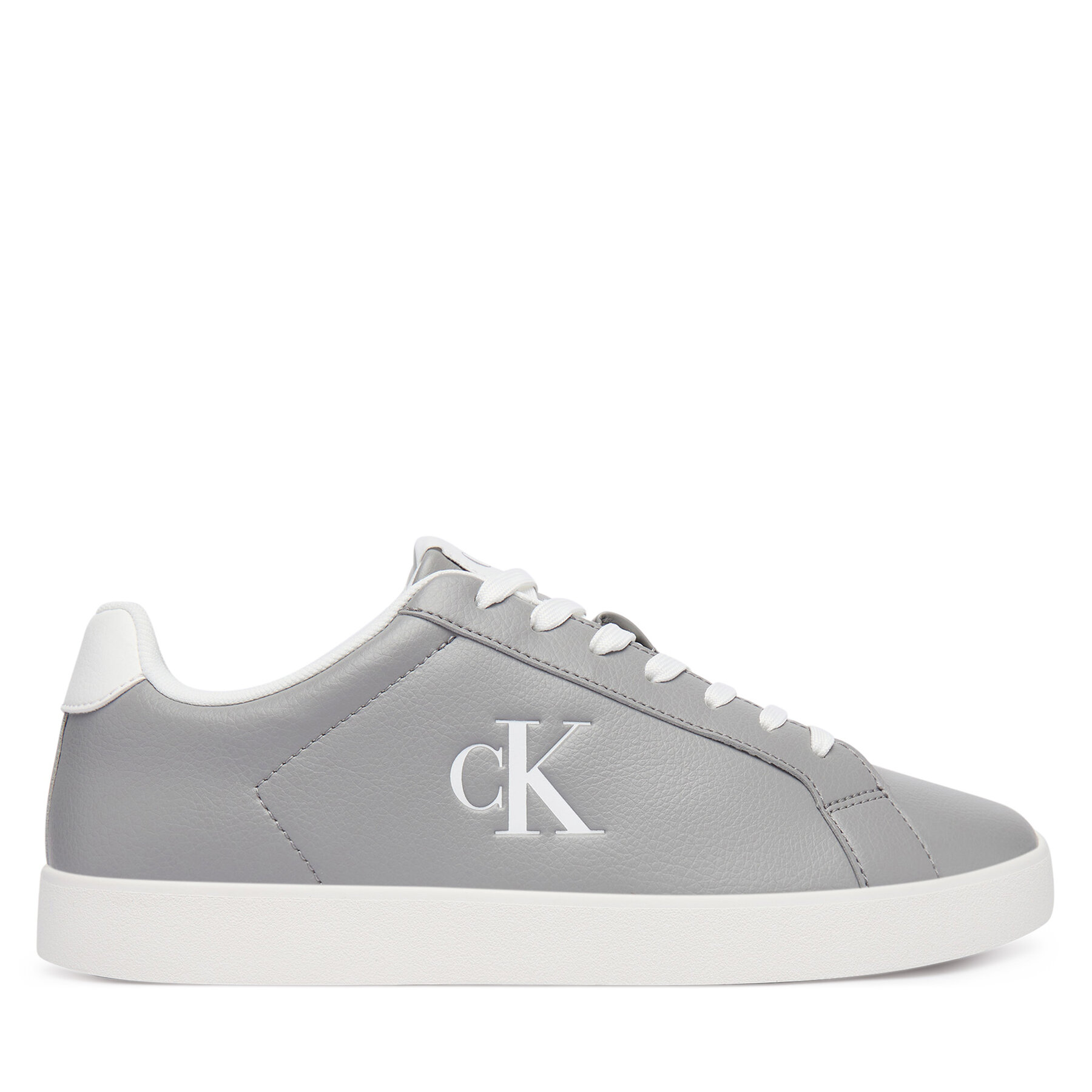 Sneakersy Calvin Klein 3 Cupsole Derby Pu Tmb HM0HM02331 Svetlosivá