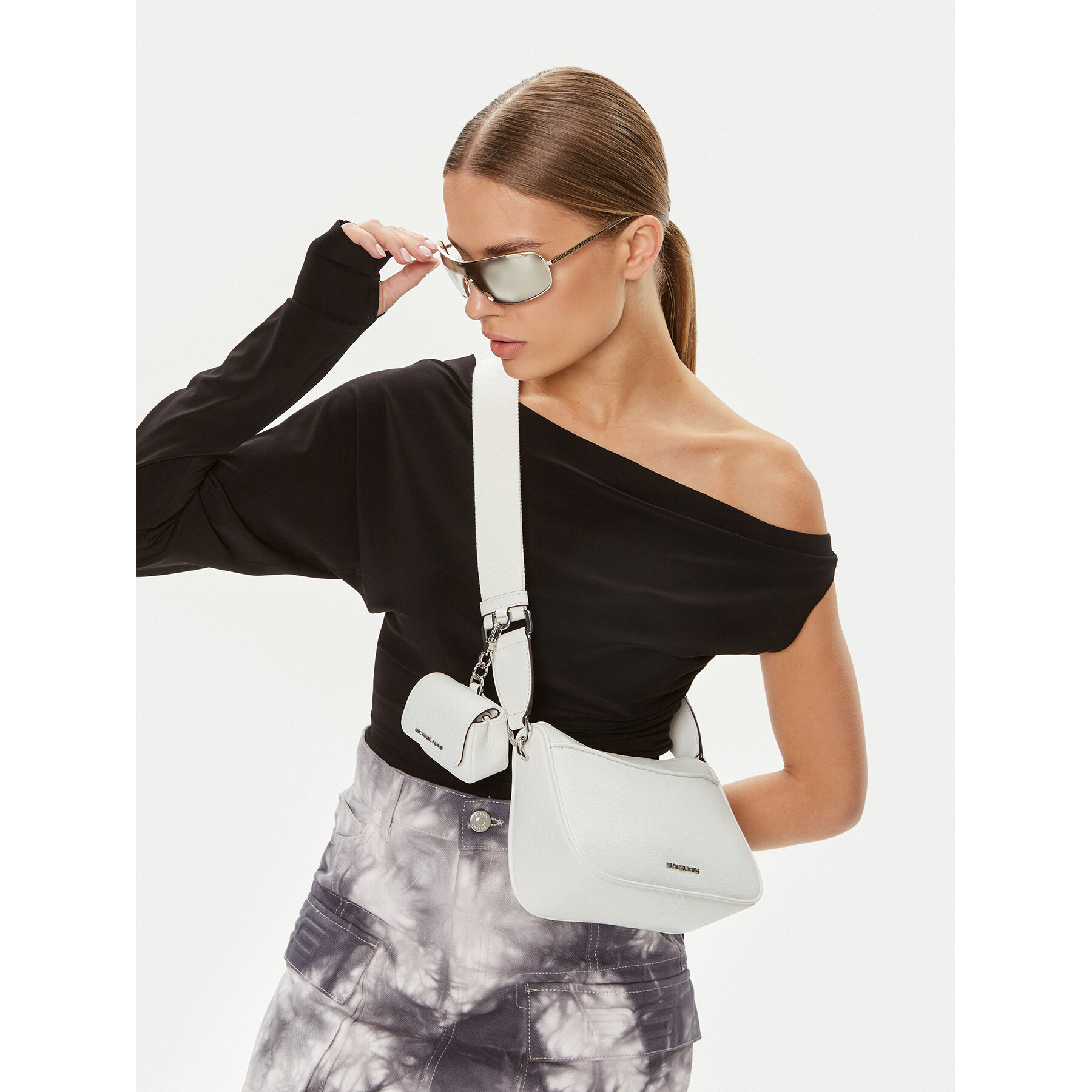 Τσάντα MICHAEL Michael Kors 32T4SJ6C6T Λευκό
