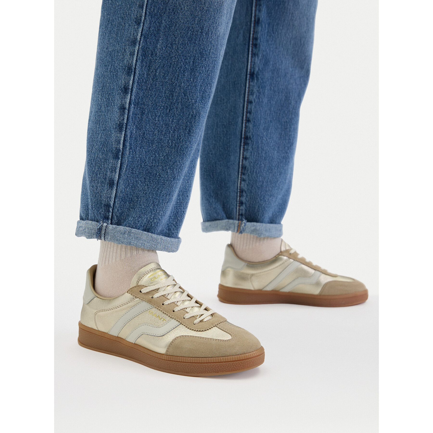 Сникърси Gant 32531199 Златист